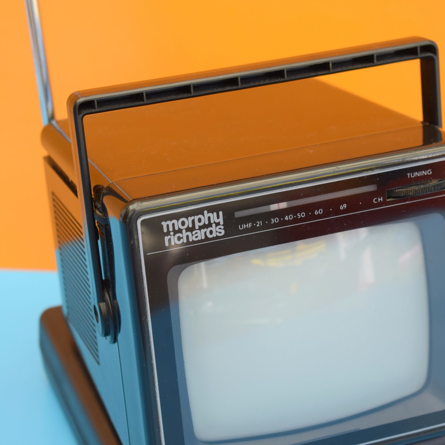 Vintage 1980s Morphy Richards Model T-760 Portable Television by Pineapple Retro