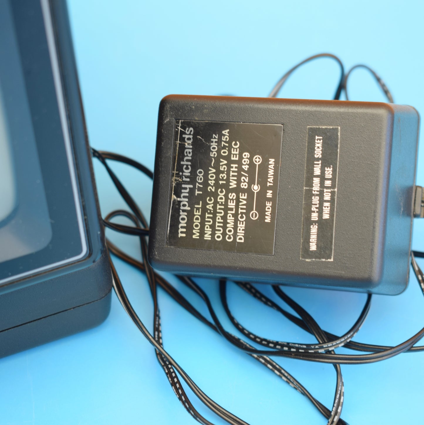 Vintage 1980s Morphy Richards Model T-760 Portable Television by Pineapple Retro