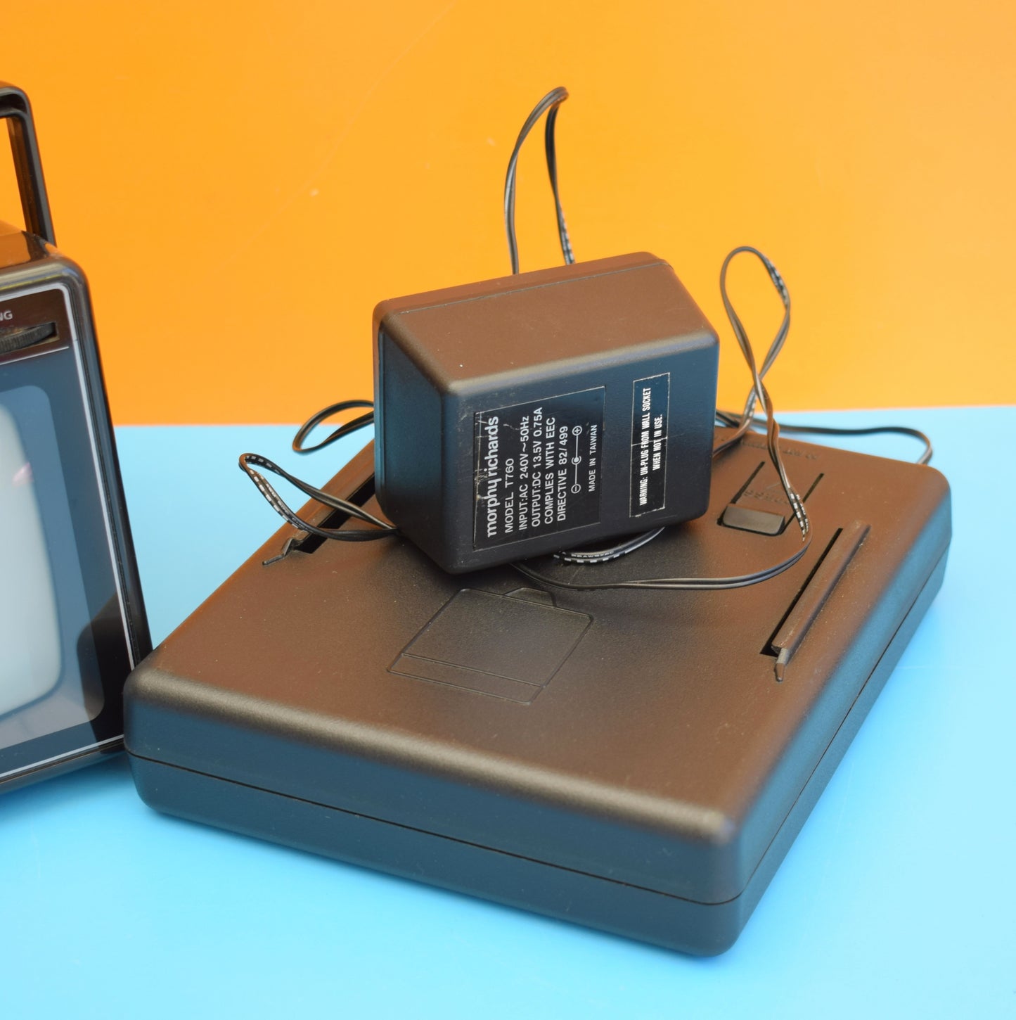 Vintage 1980s Morphy Richards Model T-760 Portable Television by Pineapple Retro