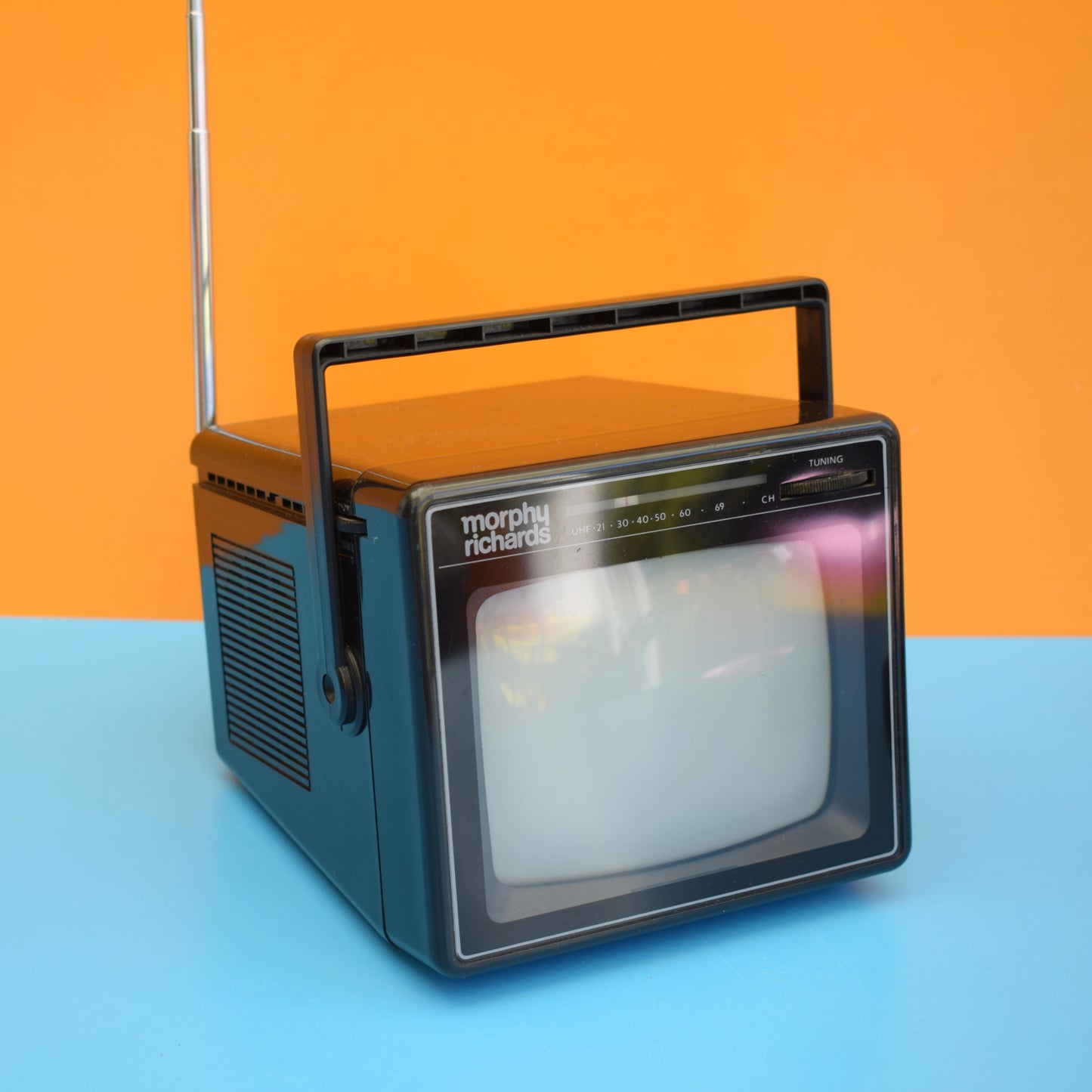 Vintage 1980s Morphy Richards Model T-760 Portable Television by Pineapple Retro