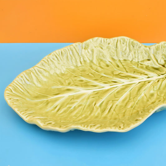 Vintage 1970s Large Cabbage Serving Plate - Ceramic