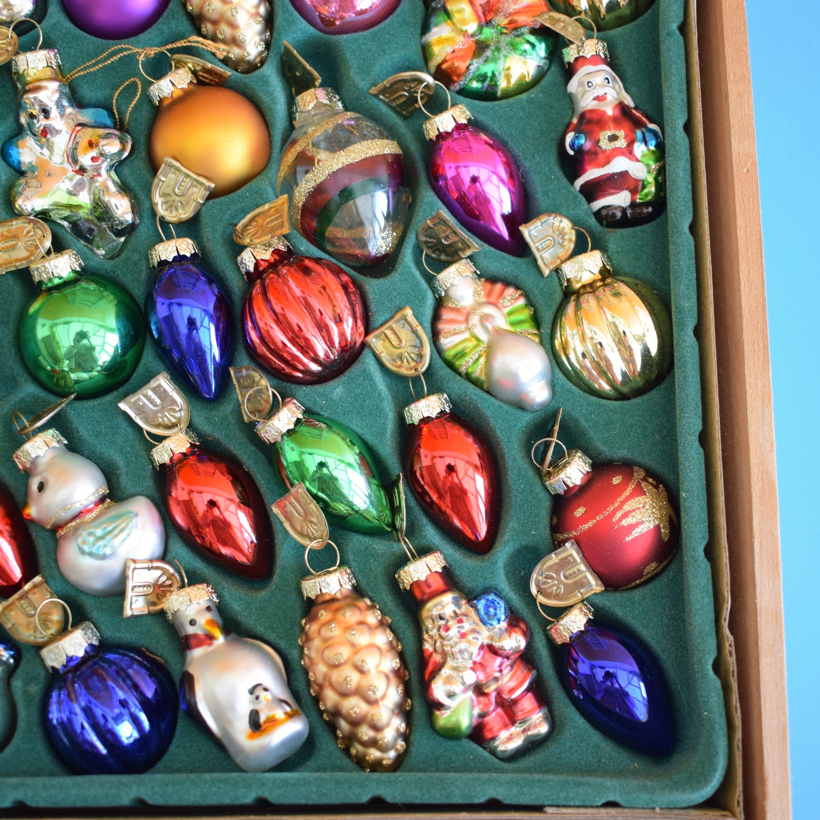 Vintage 2000s Glass Baubles - Thomas Pacconi Glass Decorations