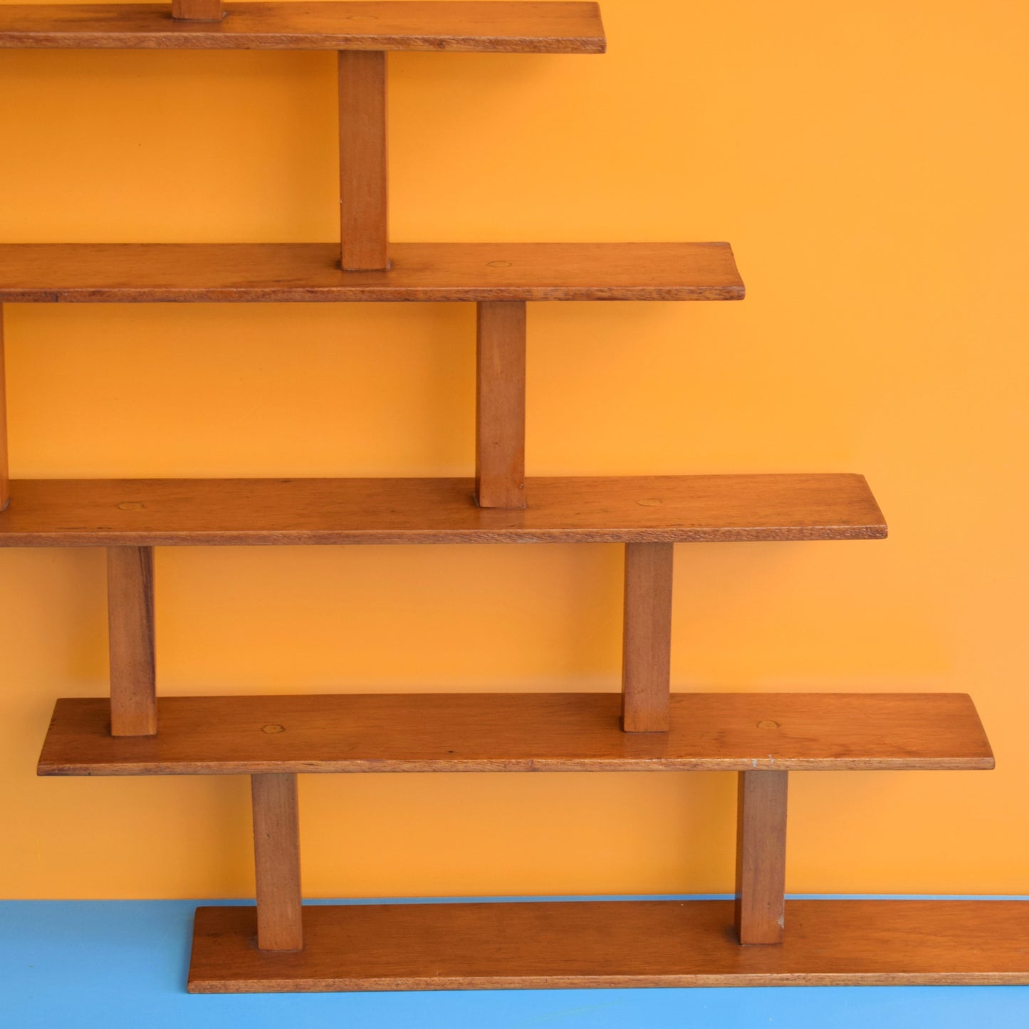 Vintage 1950s Gaybox Wooden Shelving Unit - Homemade