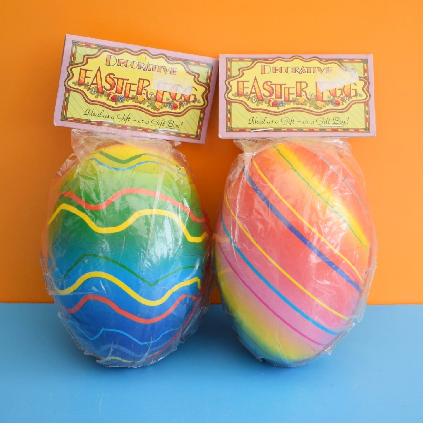 Vintage 1990s Cardboard Gift Box Easter Eggs - Unused