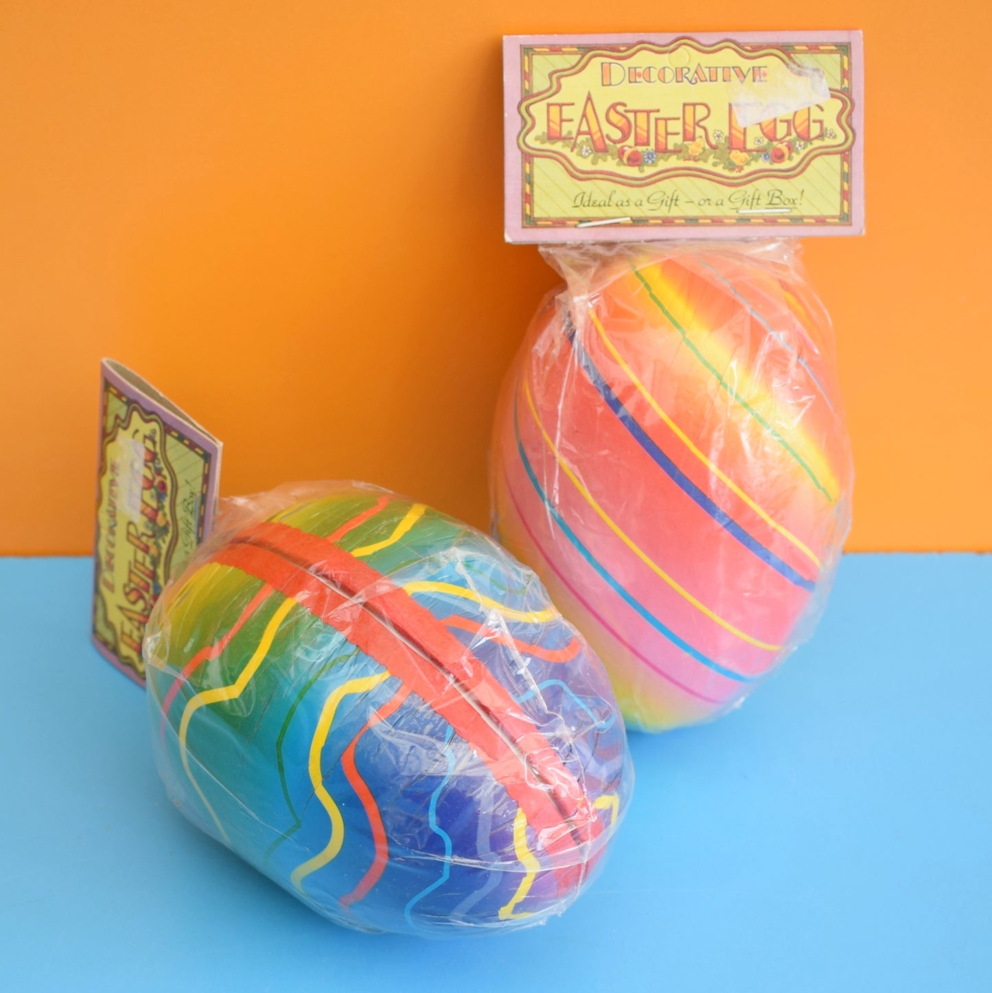 Vintage 1990s Cardboard Gift Box Easter Eggs - Unused