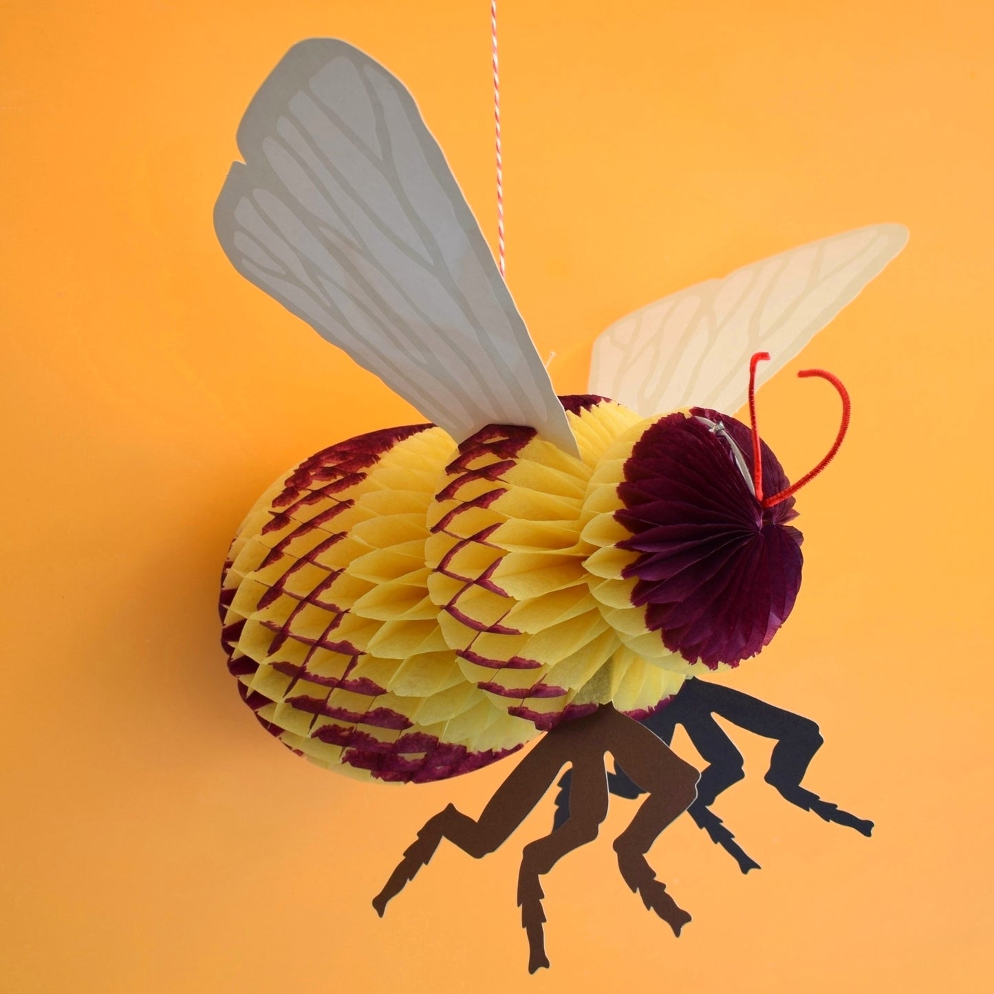 Vintage 1970s Honeycomb Bee / Ladybird - Denmark- Large