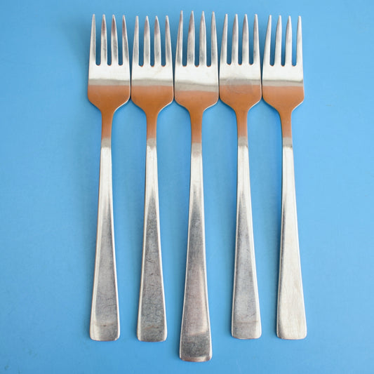 Vintage 1960s Stainless Steel Cutlery - Wallin Sweden