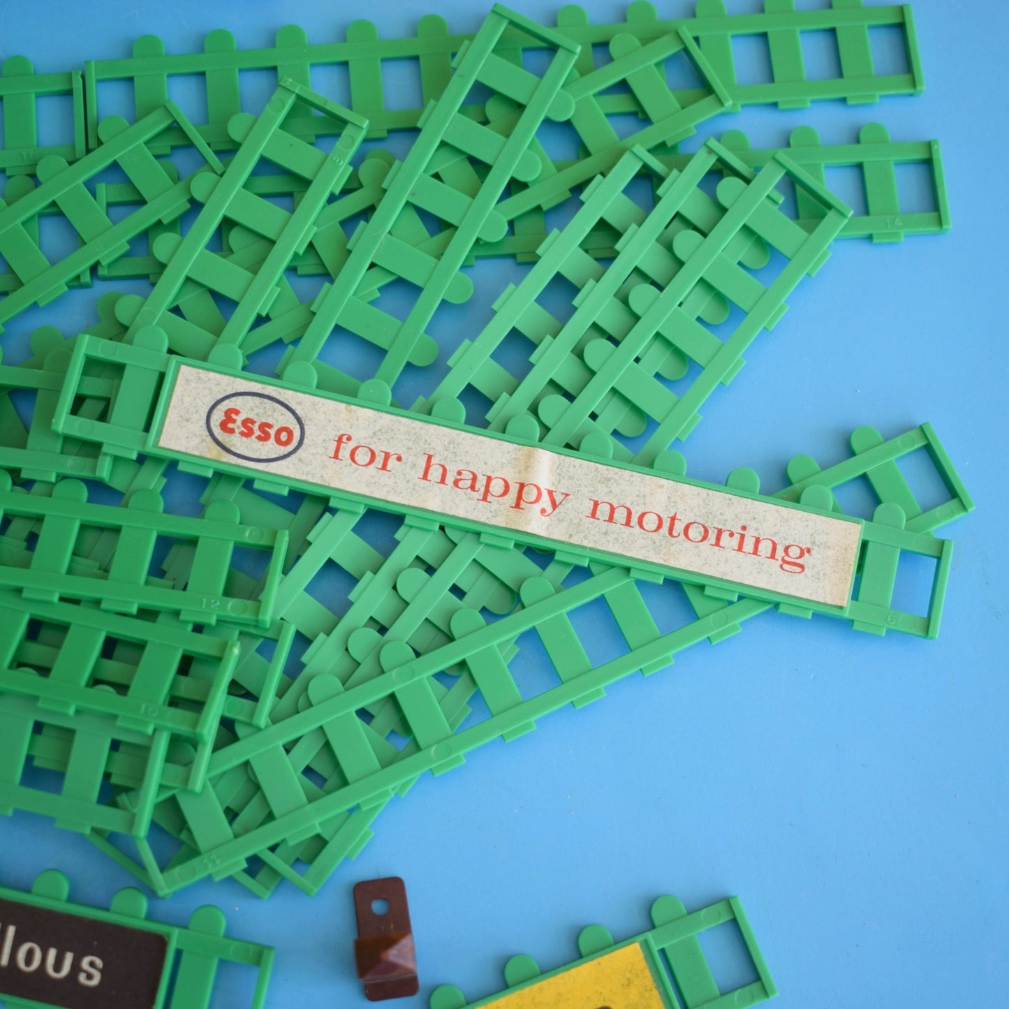 Vintage 1970s Subbuteo Cricket Set Paperwork / Fences