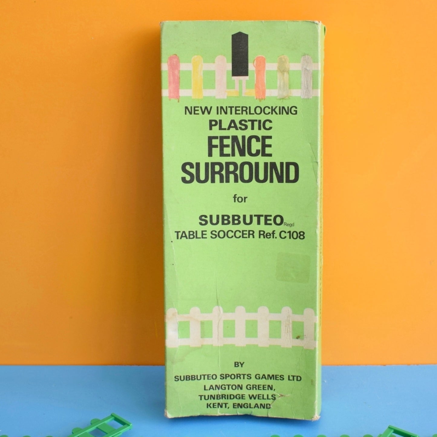 Vintage 1970s Subbuteo Cricket Set Paperwork / Fences