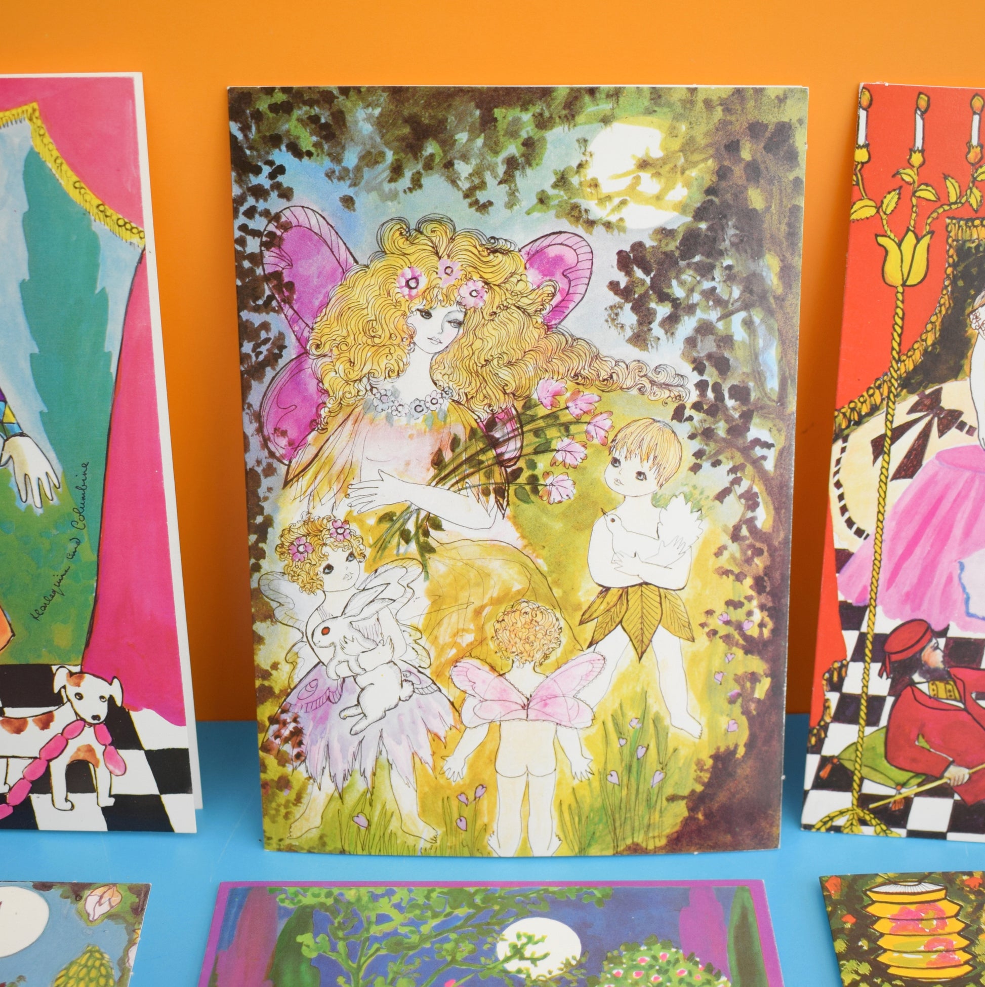 Vintage 1970s Greeting Card Pack - by Liz Reber - Famous Plays x8 by Eric's Cards