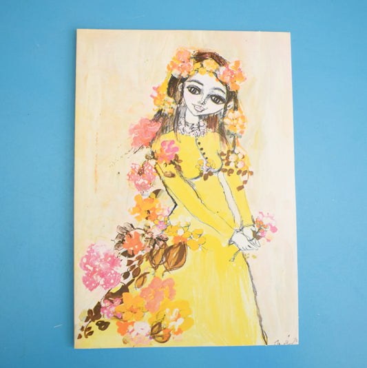 Vintage 1970s Greeting Card - by Marion - Marigold by Eric's Cards