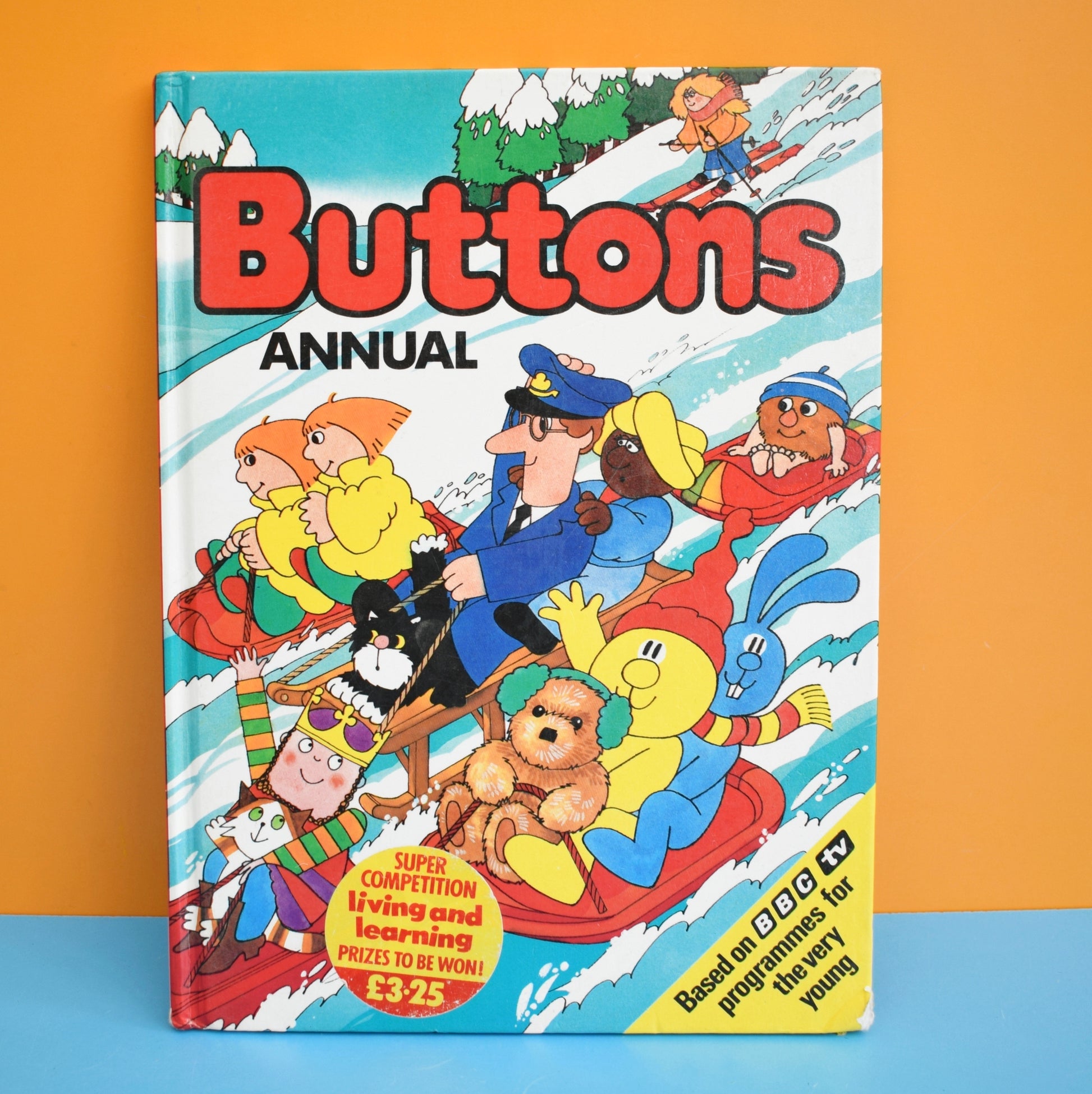 Vintage 1980s Buttons Children's Annual by Pineapple Retro
