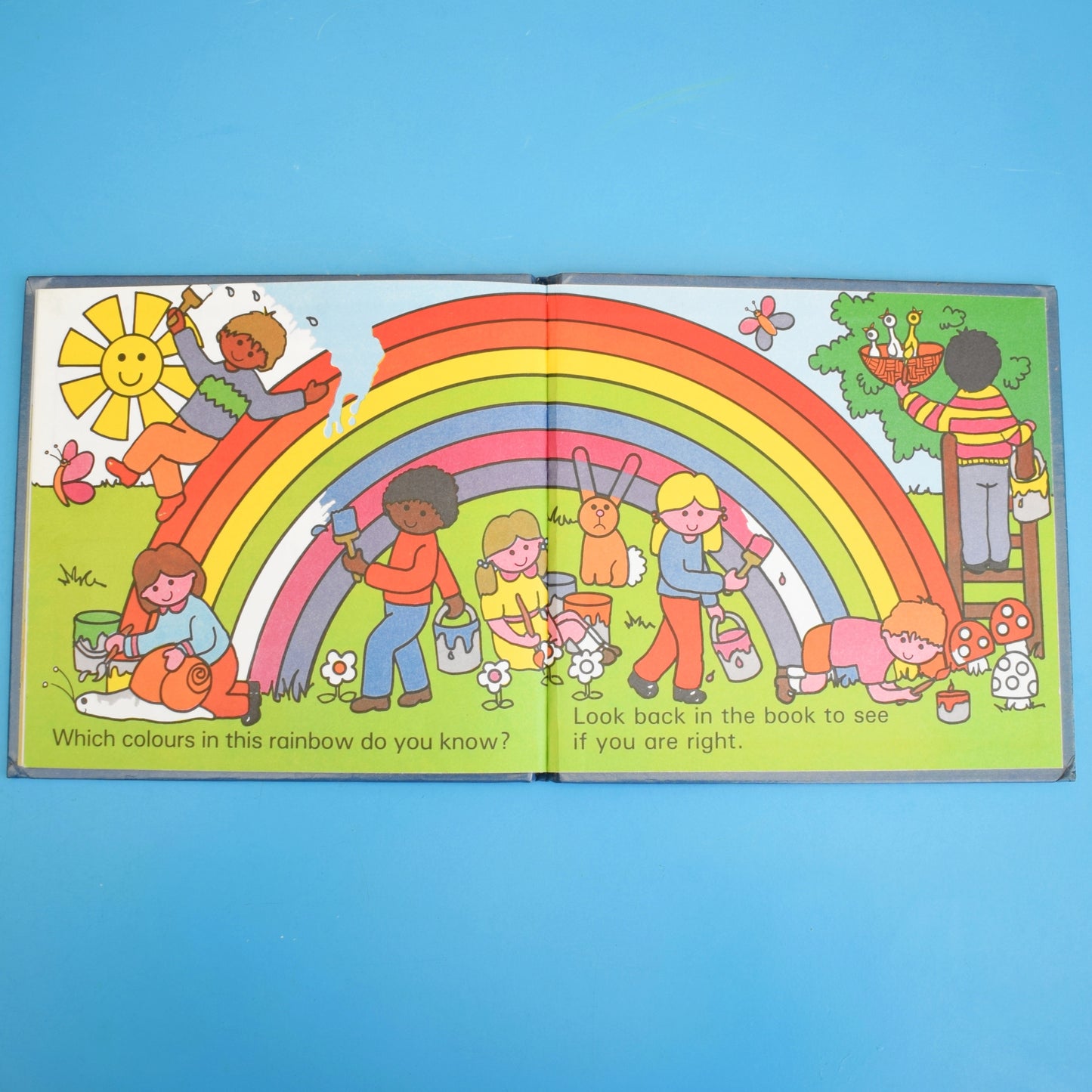 Vintage 1980s Ladybird Book / Wooden Clock - Lynn Grundy by Vintage