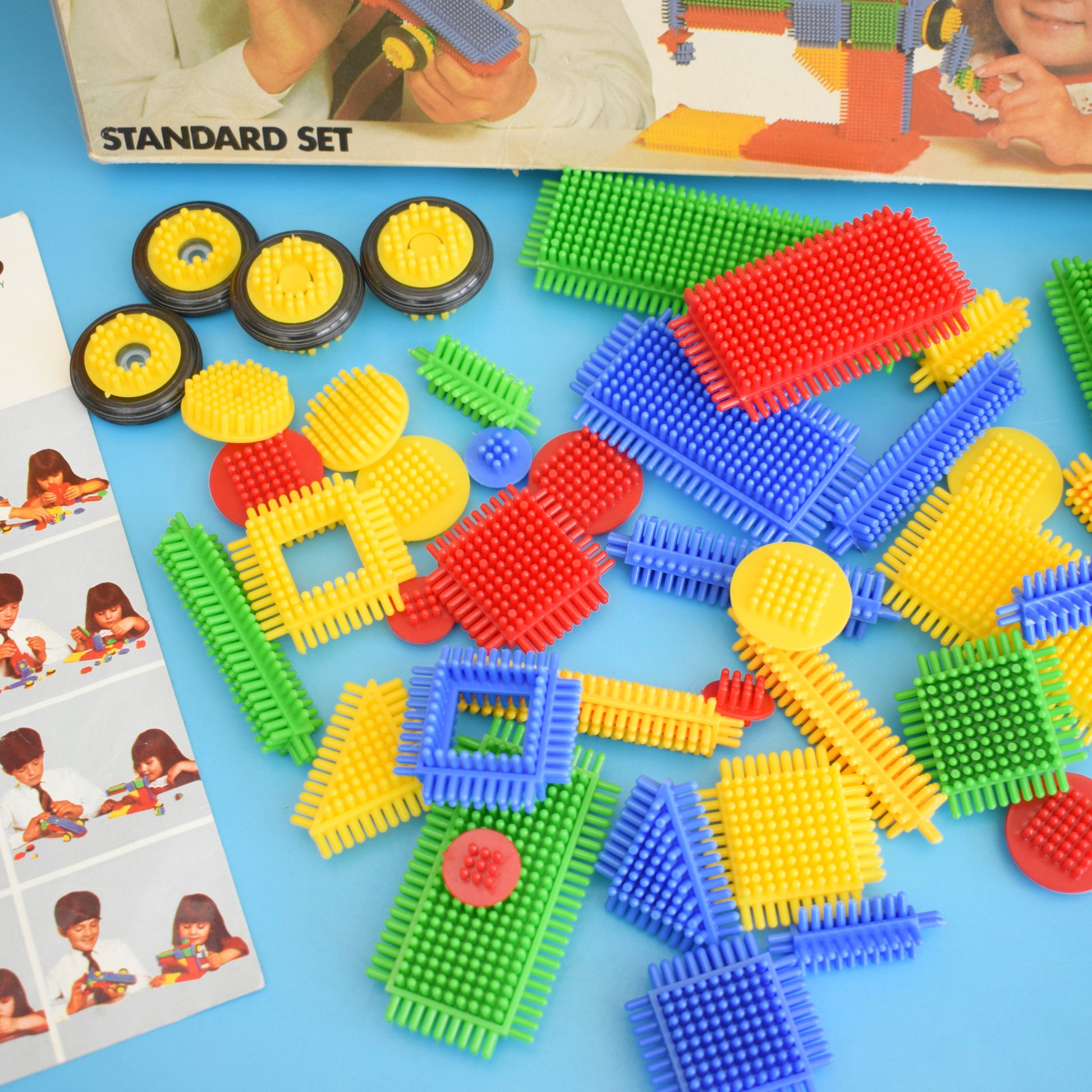 Vintage 1960s Stickle Bricks - Boxed - Deny Fisher Toys by Pineapple Retro