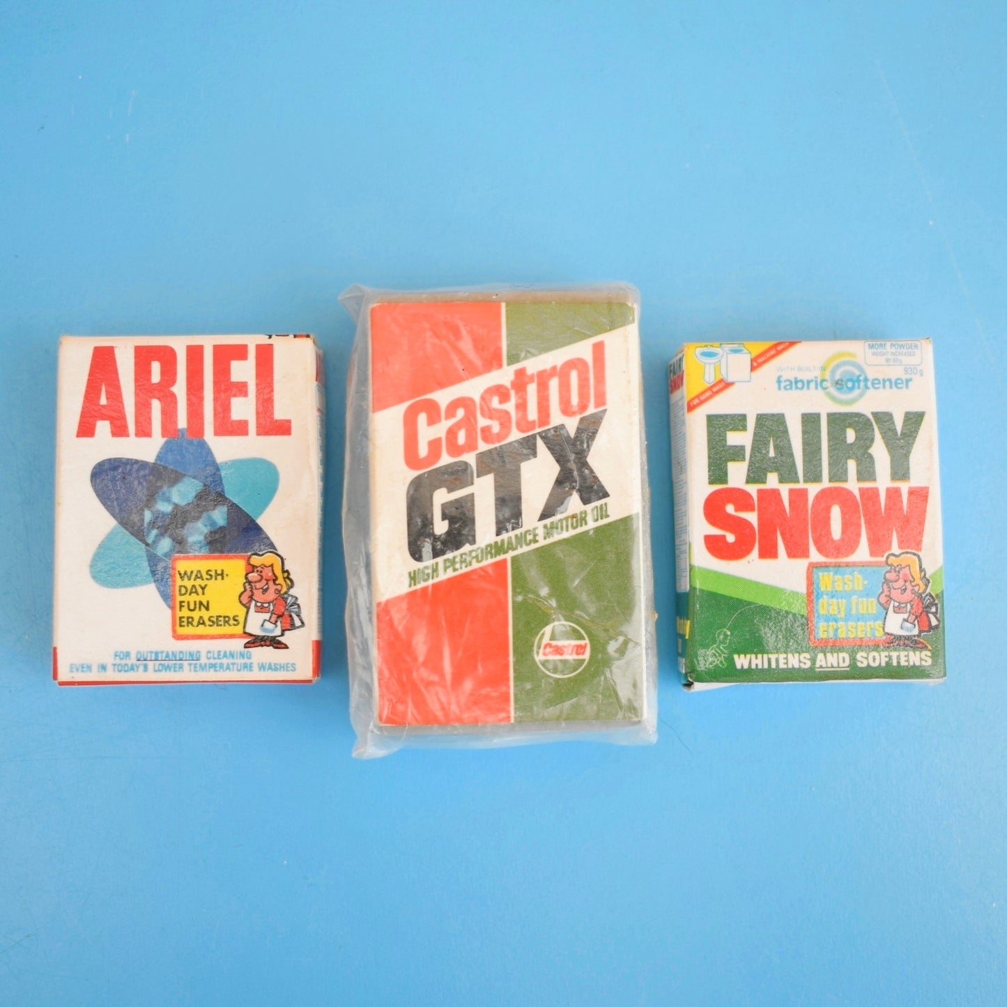 Vintage 1980s Collectable Erasers / Rubbers - Mixed