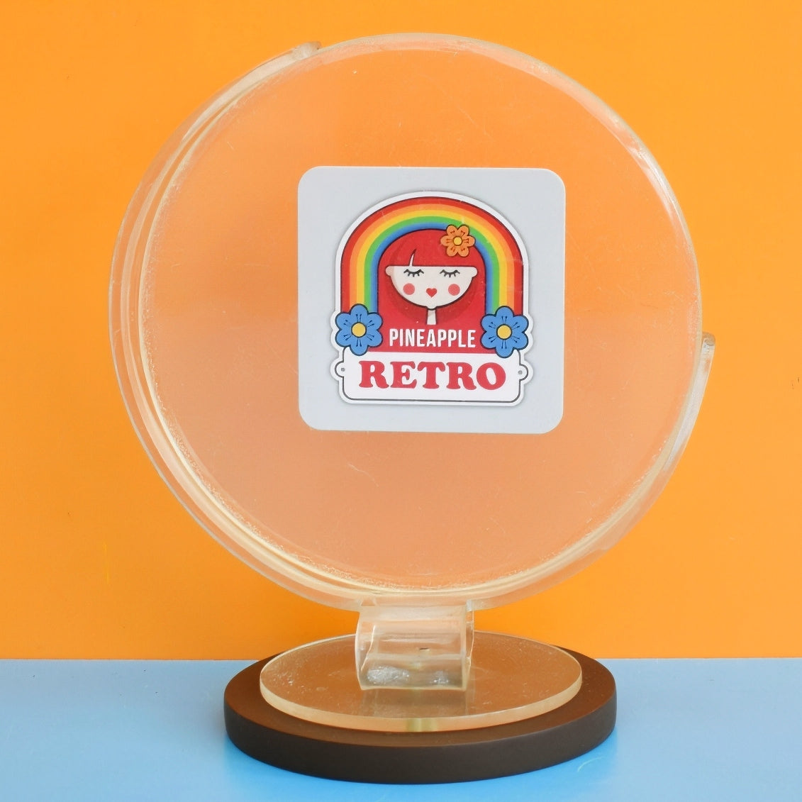 Vintage 1930s Perspex / Bakelite Floating Photo Frame by Vintage