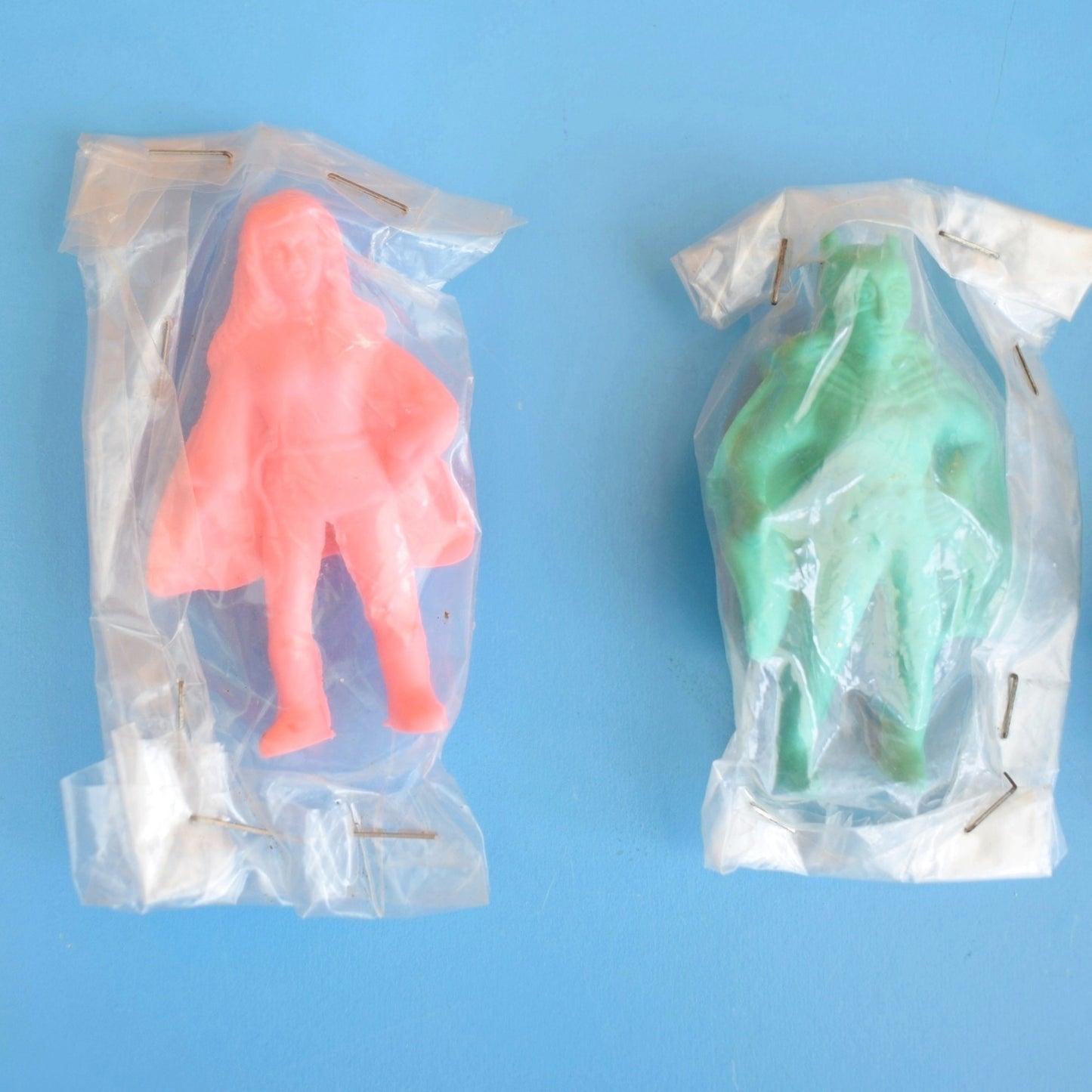 Vintage 1980s Collectable Erasers / Rubbers - Super Heros / Robots by Pineapple Retro