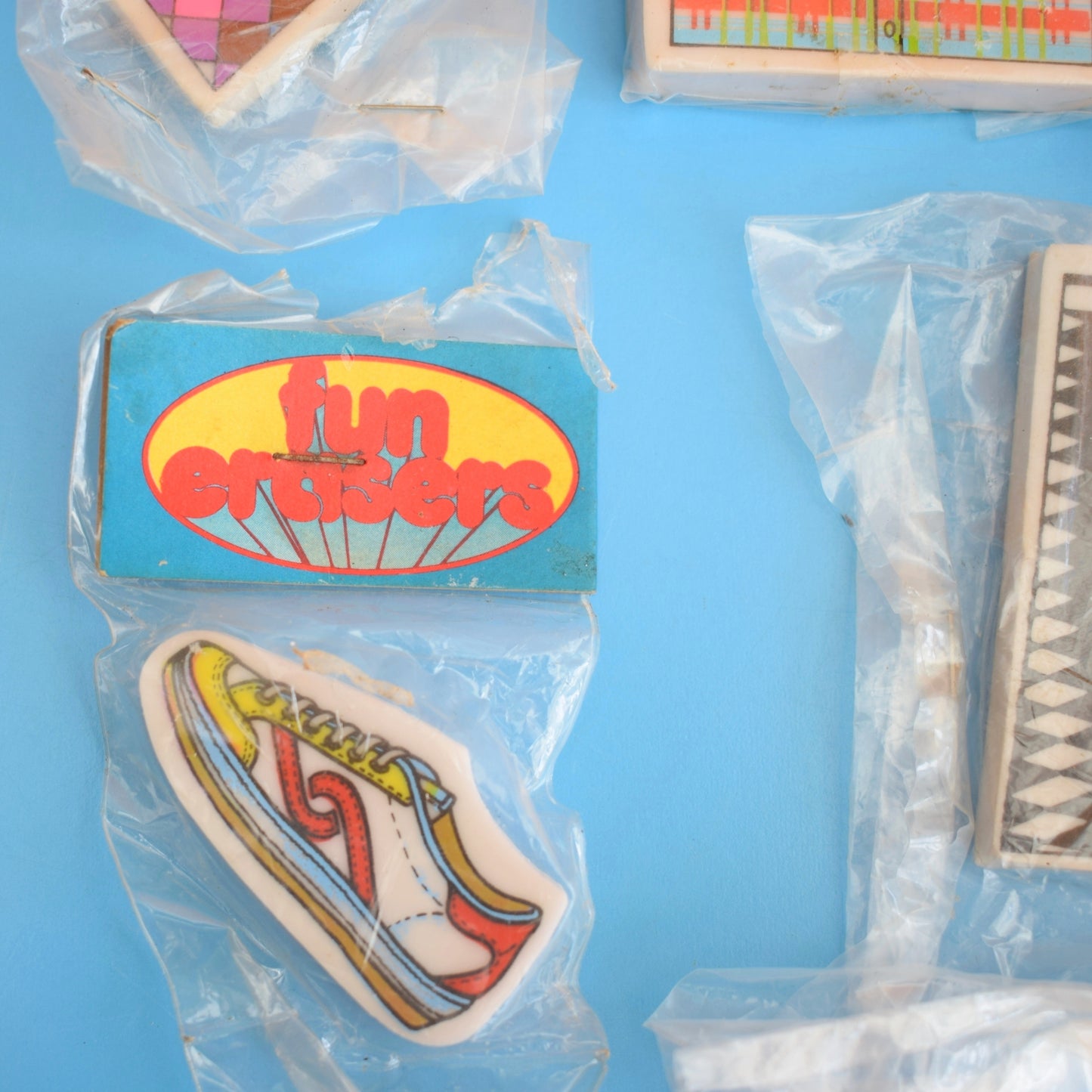 Vintage 1980s Collectable Erasers / Rubbers - Clothing