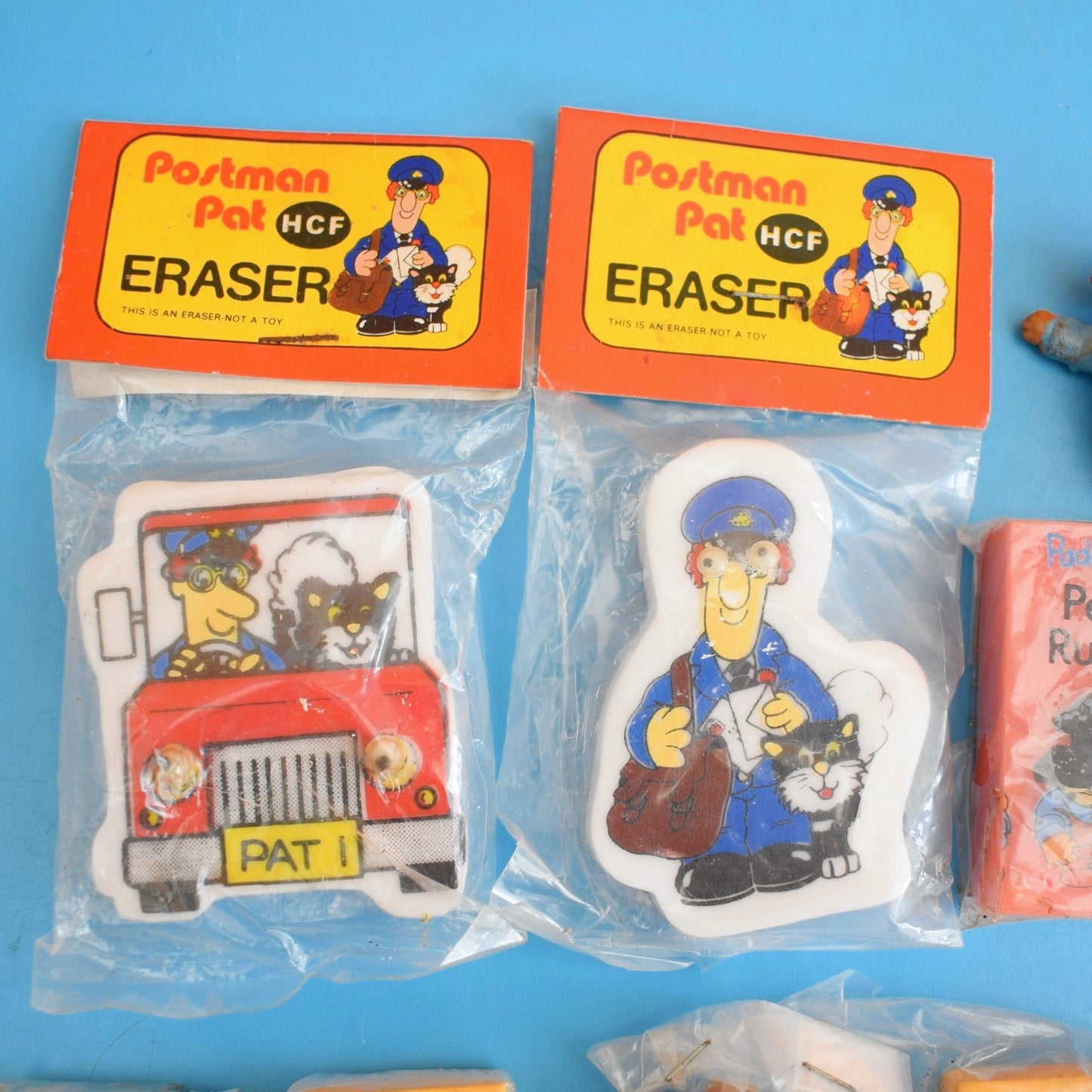 Vintage 1980s Collectable Eraser / Rubber - Cartoon / TV Characters
