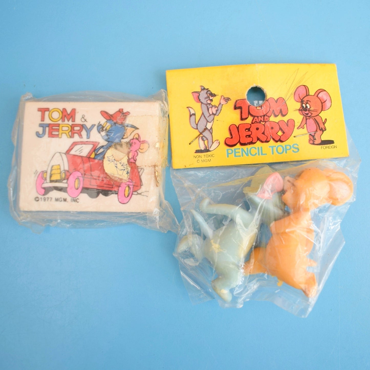 Vintage 1980s Collectable Eraser / Rubber - Cartoon / TV Characters