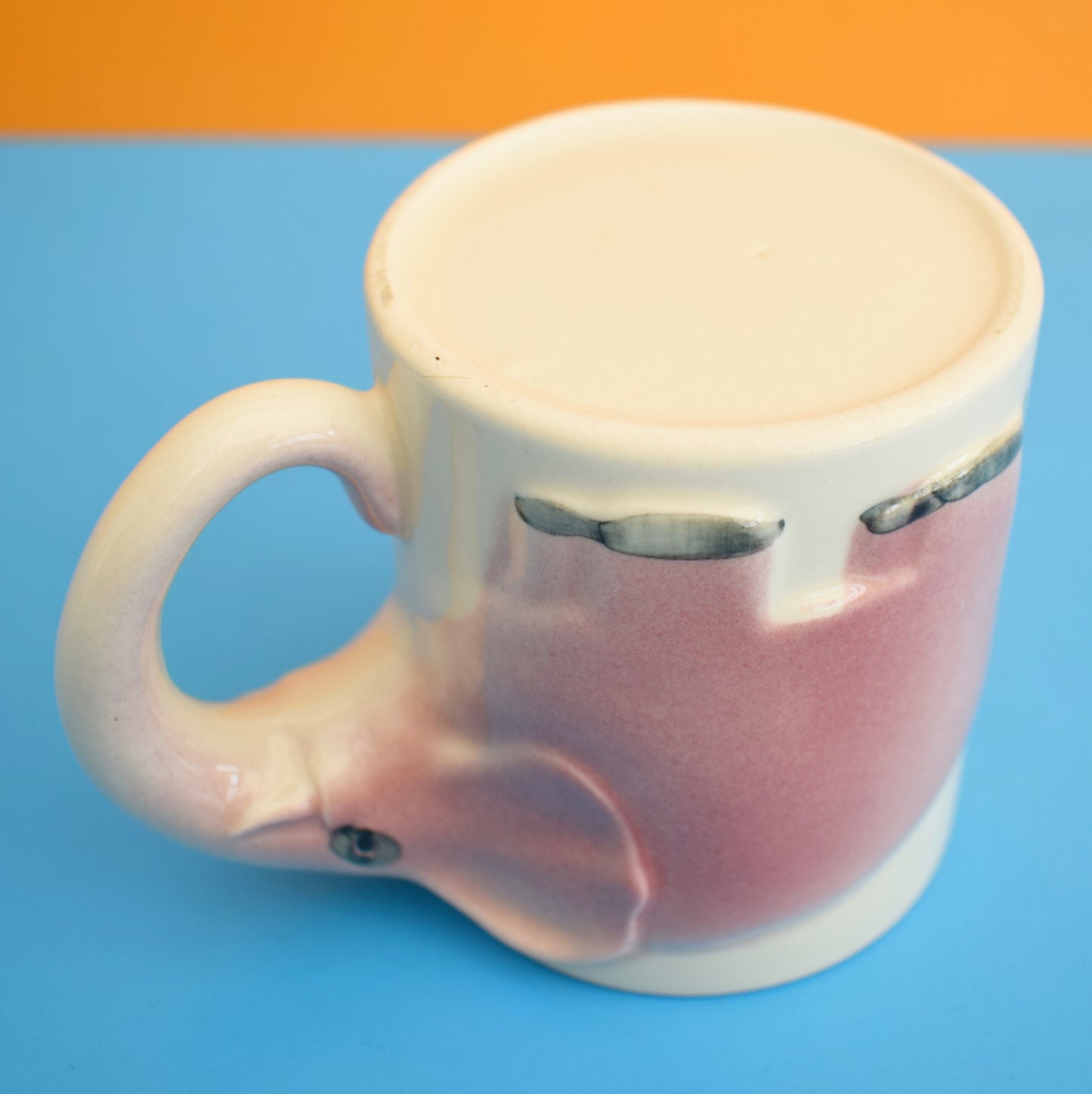 Vintage 1980s Cute Kids Mug - Elephant