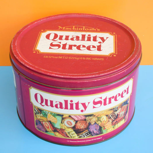 Vintage 1970s Quality Street Chocolate Sweet Tins - Various by Pineapple Retro