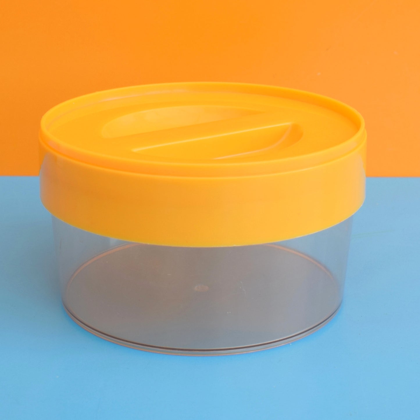 Vintage 1970s Plastic Container Erik Kold Denmark - Eggy Yellow . by Pineapple Retro