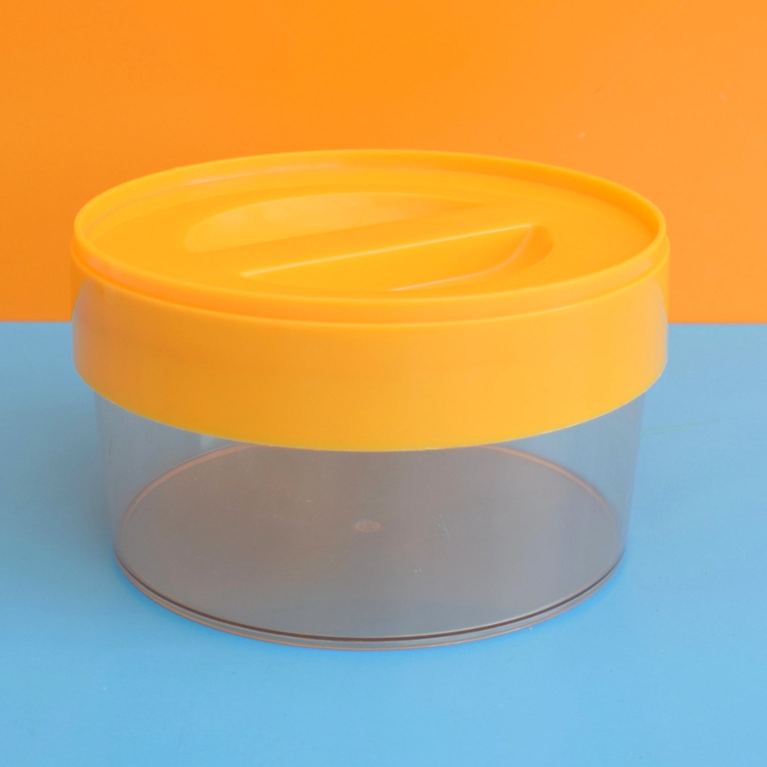 Vintage 1970s Plastic Container Erik Kold Denmark - Eggy Yellow . by Pineapple Retro