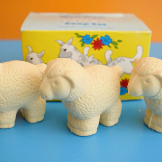 Vintage 1980s Avon - Gambolling Lambs Soap Set - Boxed by Pineapple Retro