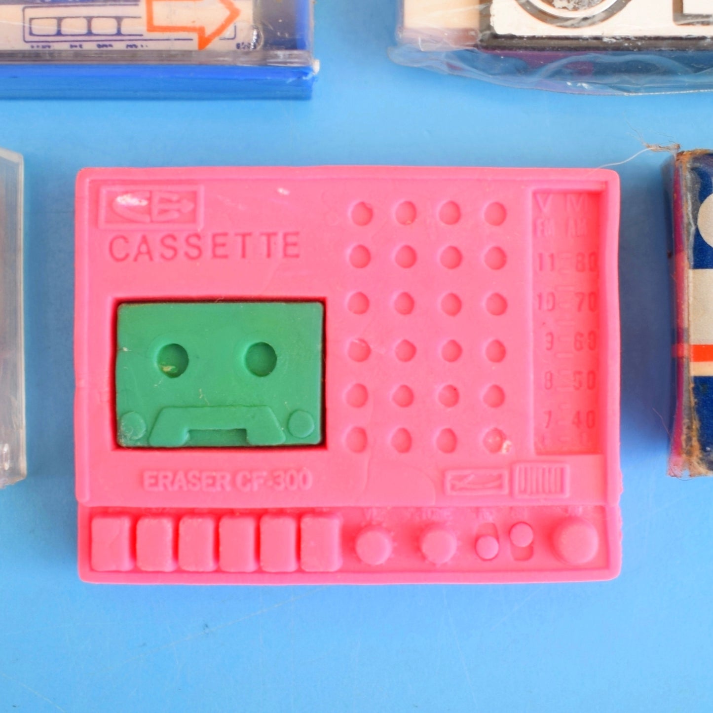 Vintage 1980s Collectable Erasers / Rubbers - Technology / Gamining