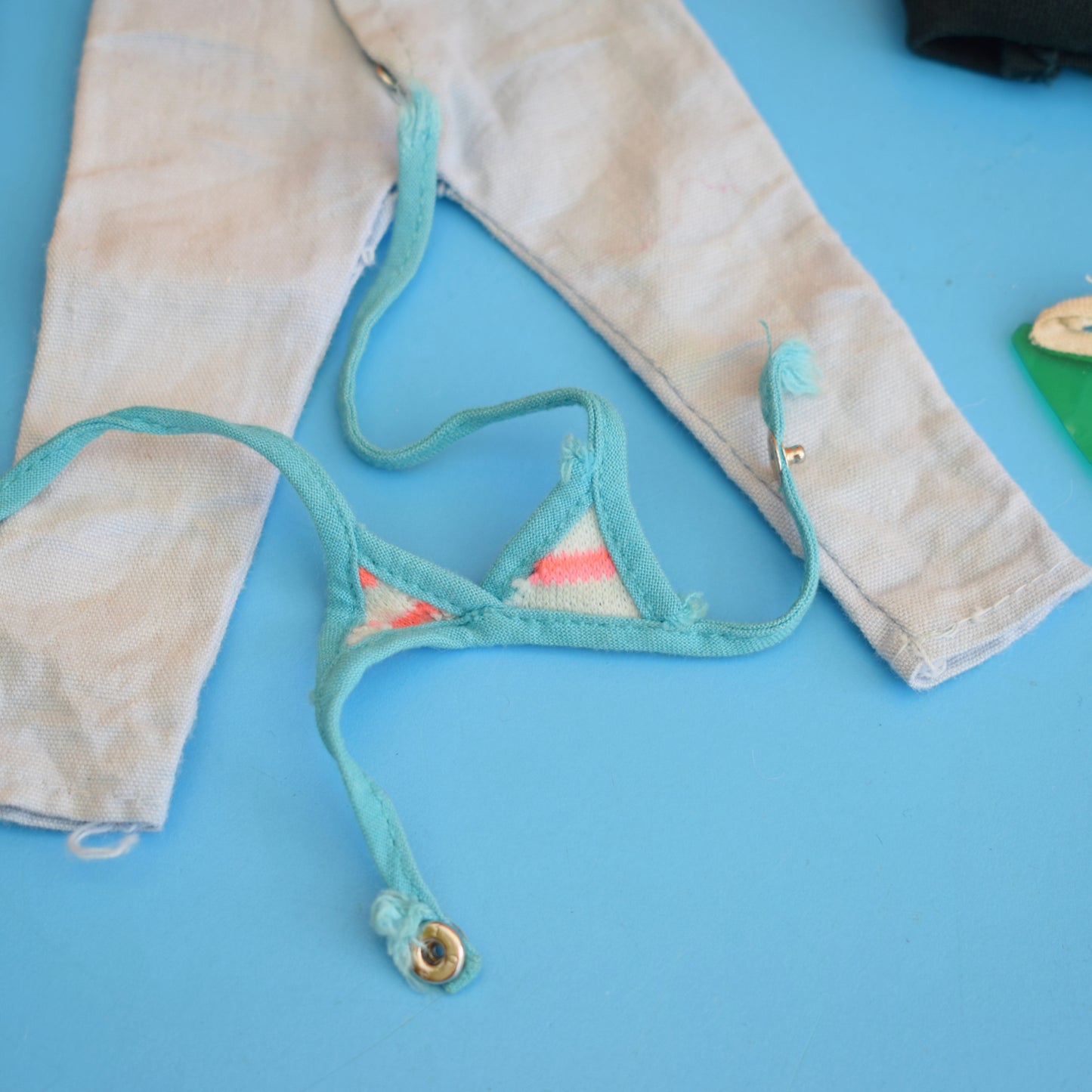 Vintage 1970s Sindy Doll Mixed Clothing Lot & Clone Doll by Pineapple Retro