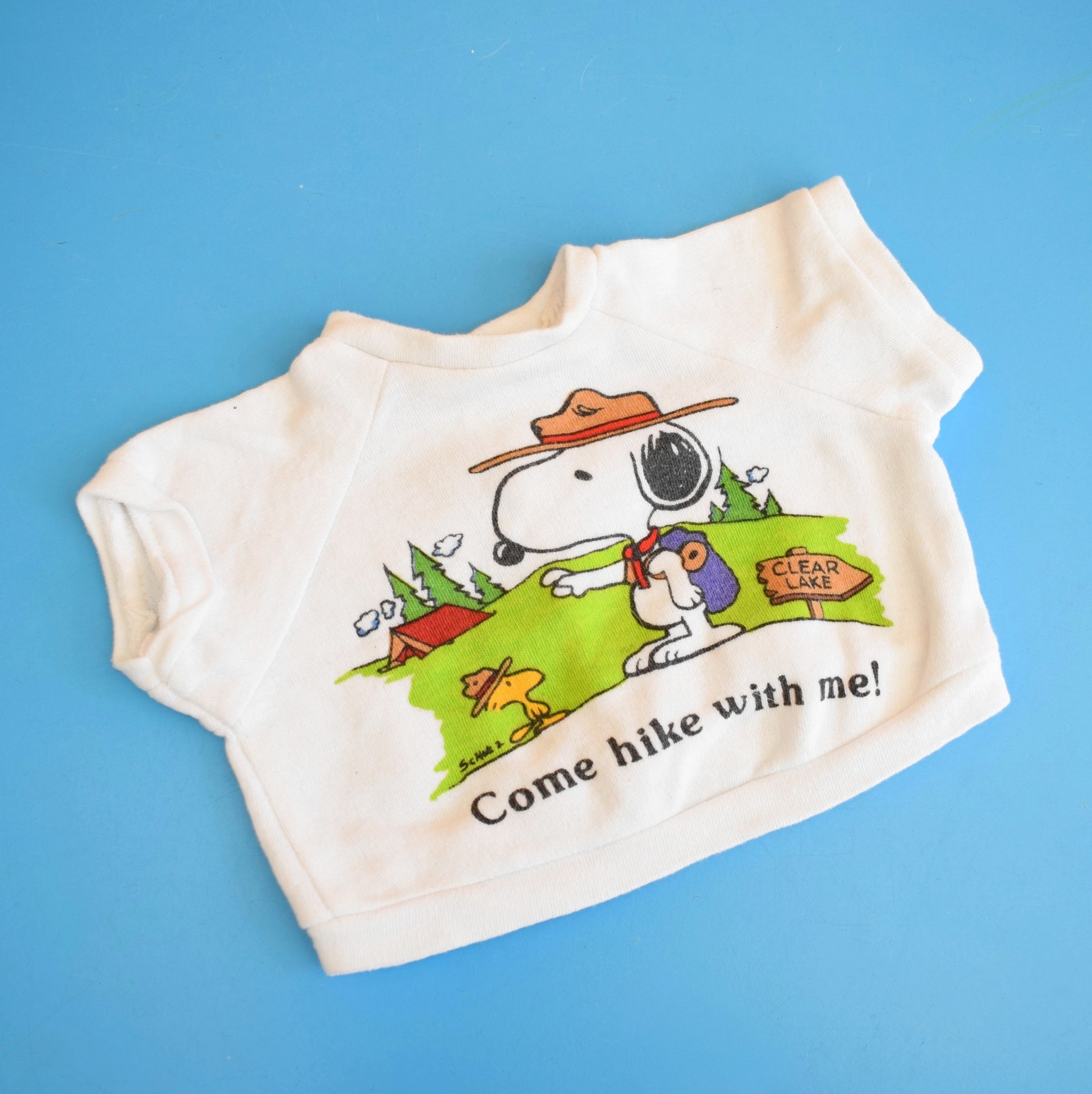 Vintage 1970s Snoopy T Shirt - Come Hike With Me! by Vintage
