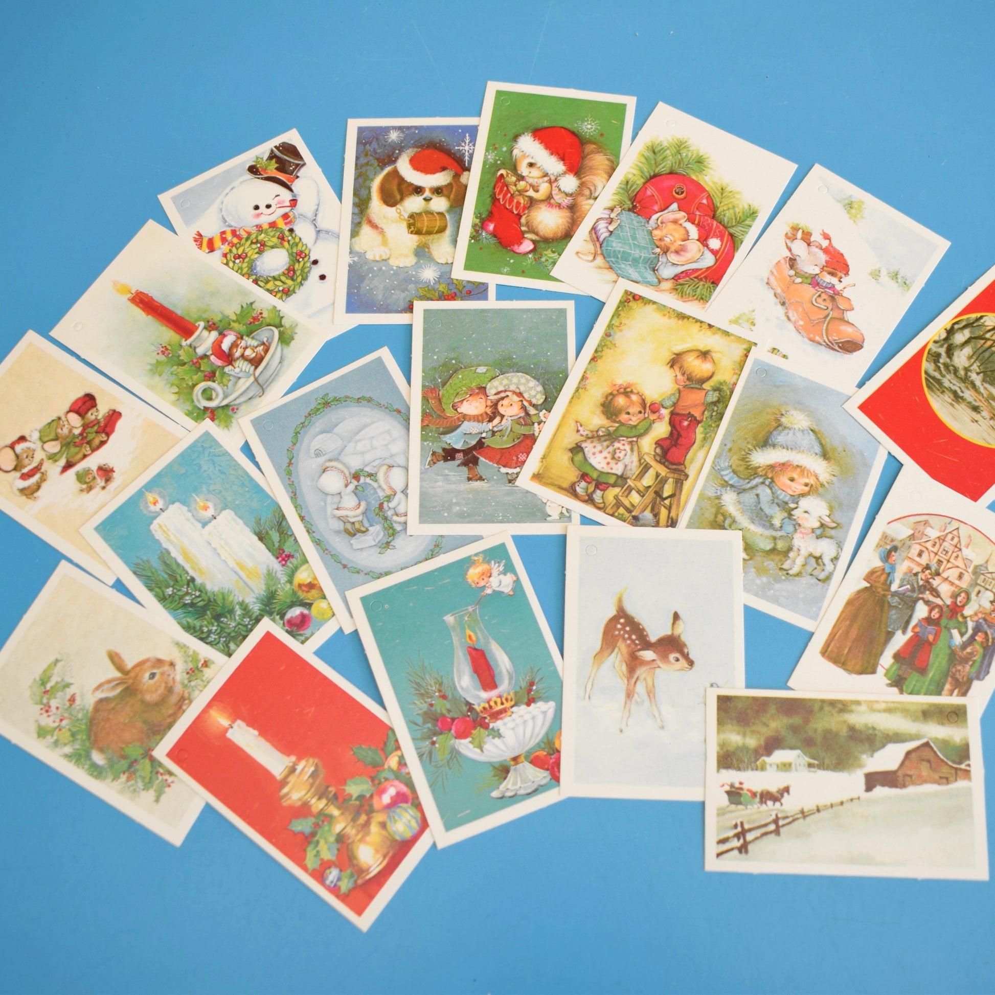 Vintage 1960s Gift Tags - Present Wrapping / Parcel Stickers by Pineapple Retro