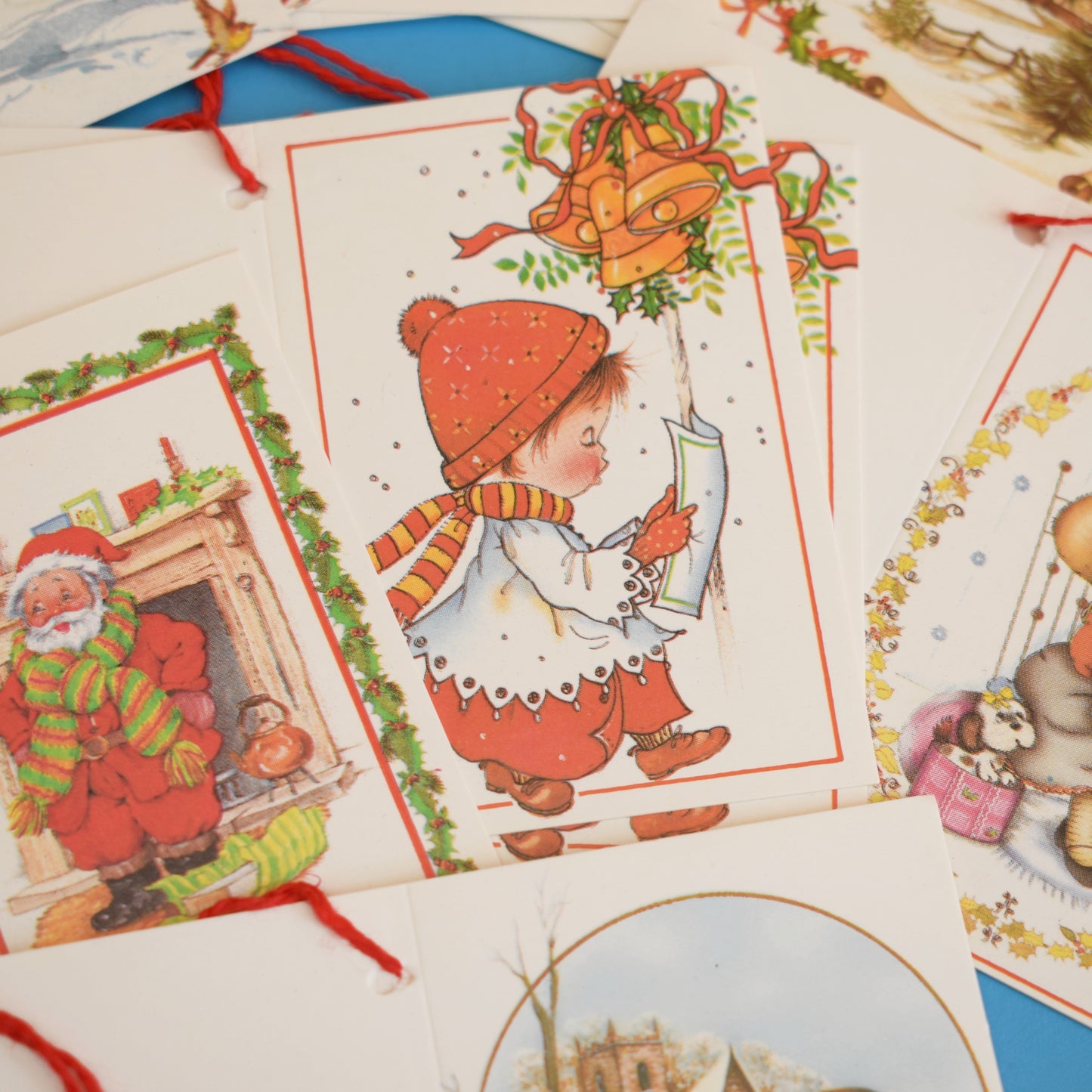 Vintage 1960s Gift Tags - Present Wrapping / Parcel Stickers by Pineapple Retro