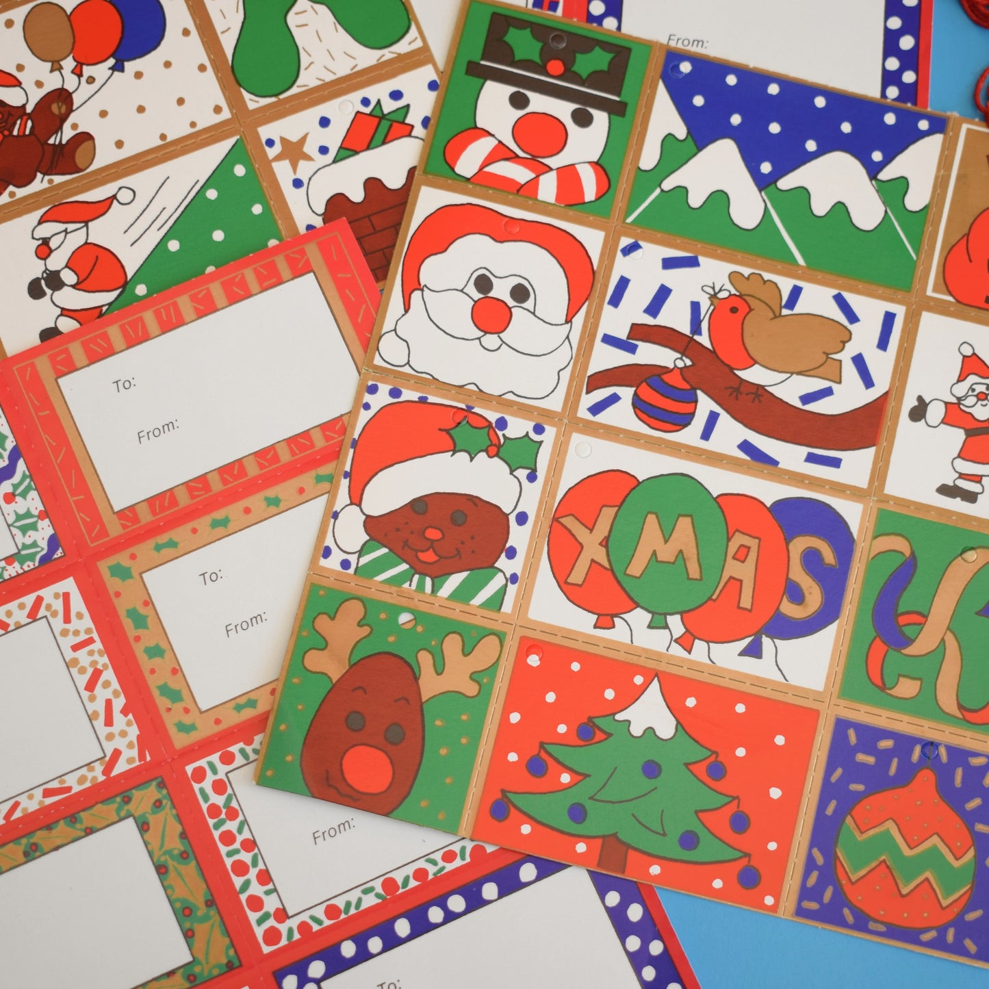 Vintage 1980s Present Wrapping - Parcel Tags by Pineapple Retro