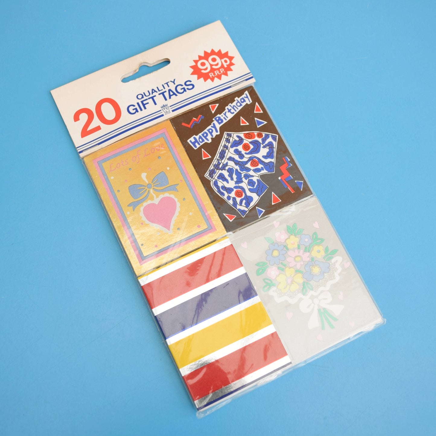 Vintage 1980s Present Wrapping - Parcel Tags by Pineapple Retro