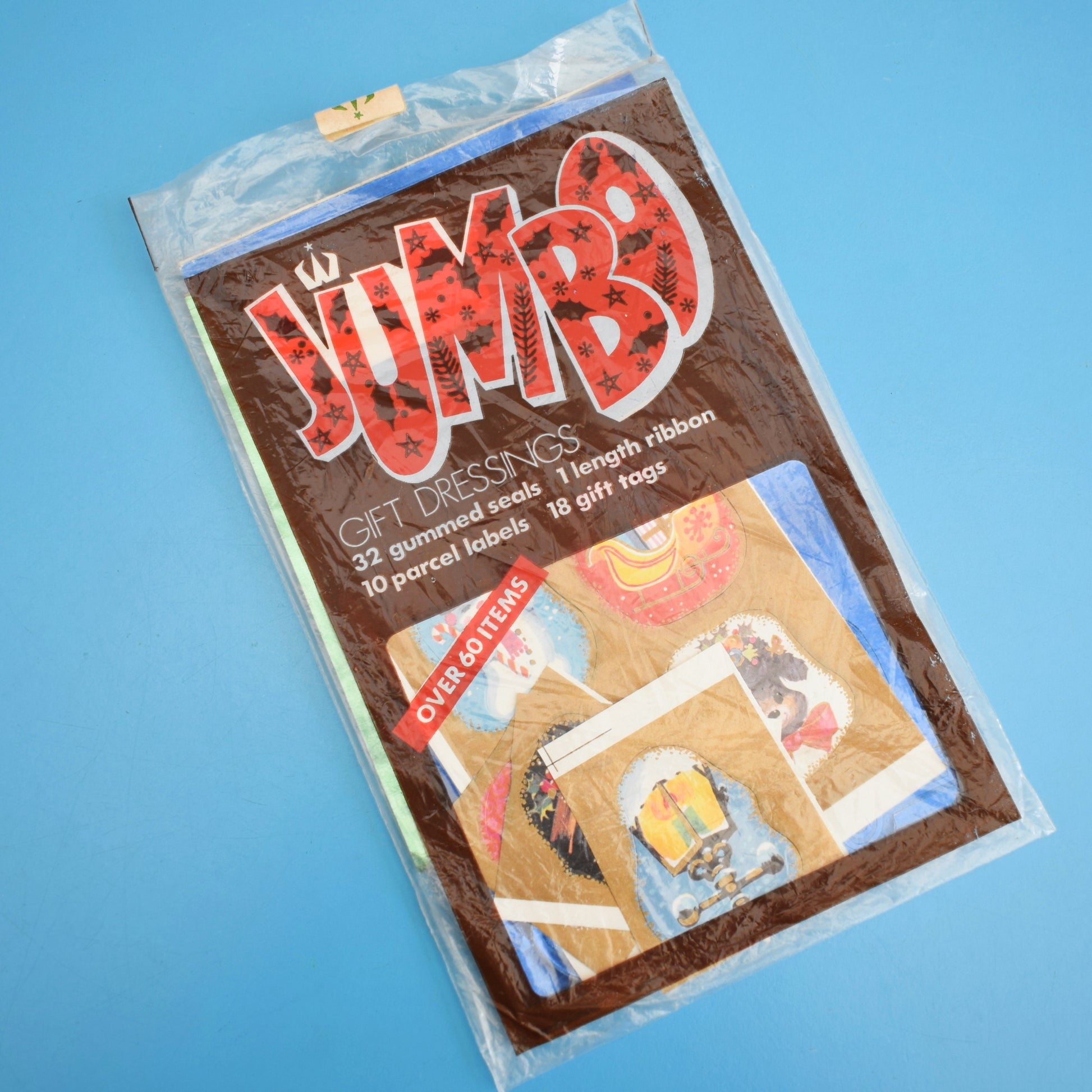 Vintage 1960s Present Wrapping - Parcel Stickers by Pineapple Retro