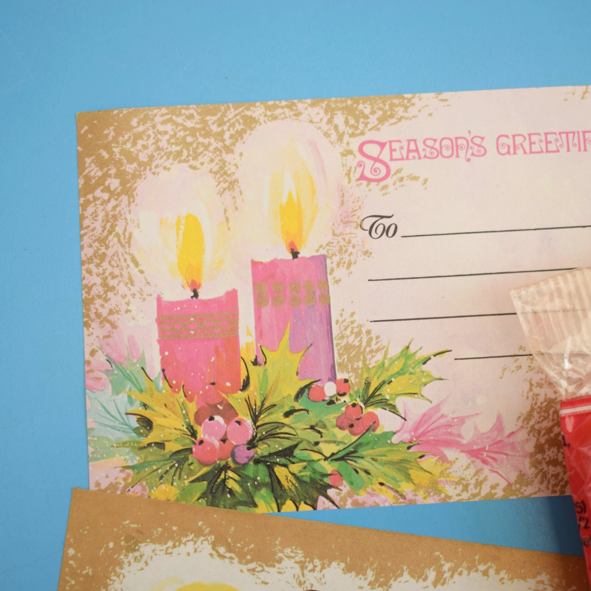 Vintage 1960s Present Wrapping - Parcel Stickers by Pineapple Retro