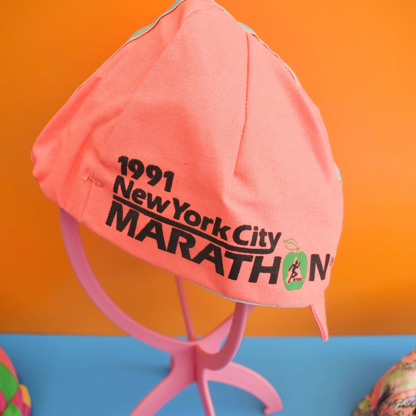 Vintage 1980/90s Caps - Classic Patterns / John Hancock New York Marathon by Vintage