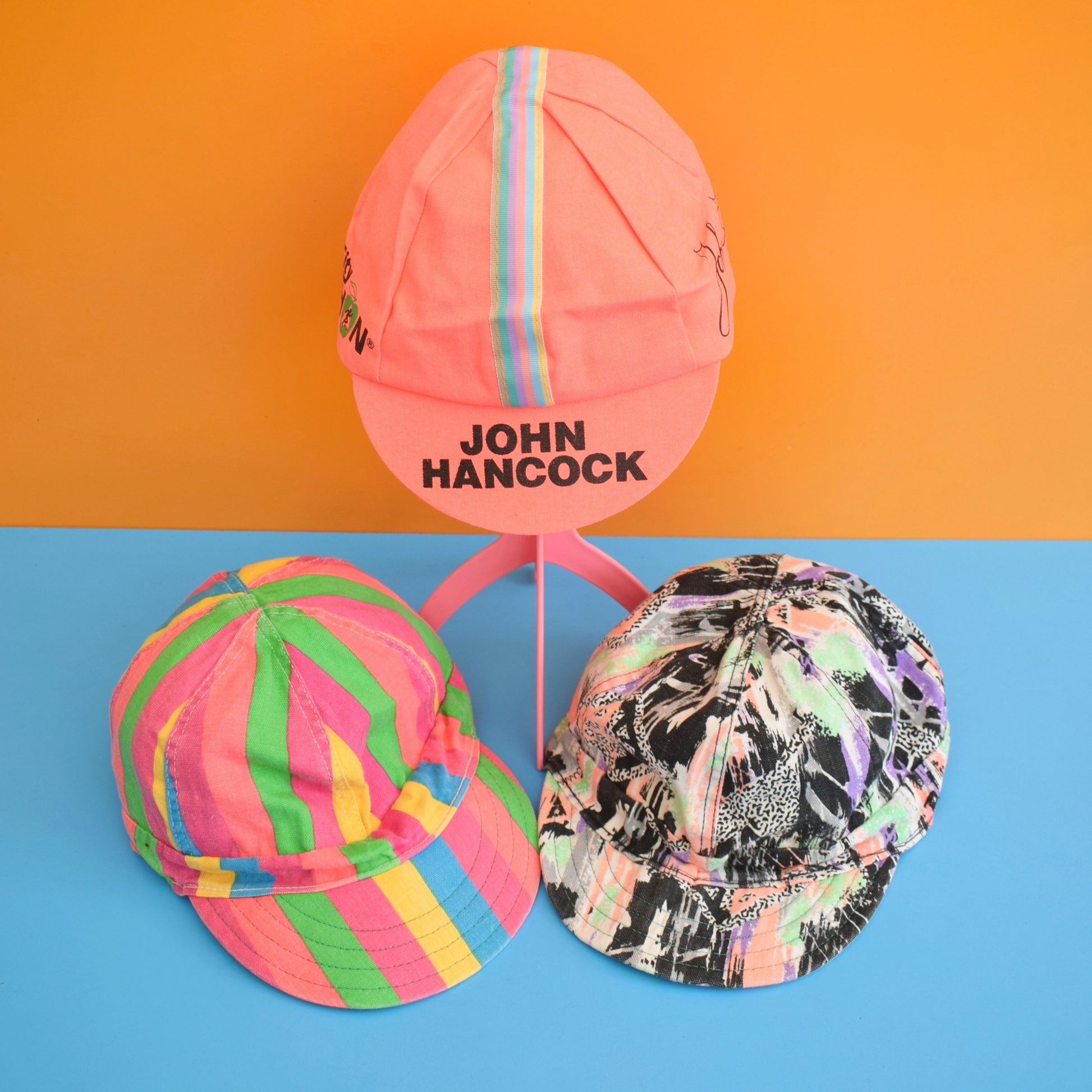 Vintage 1980/90s Caps - Classic Patterns / John Hancock New York Marathon by Vintage