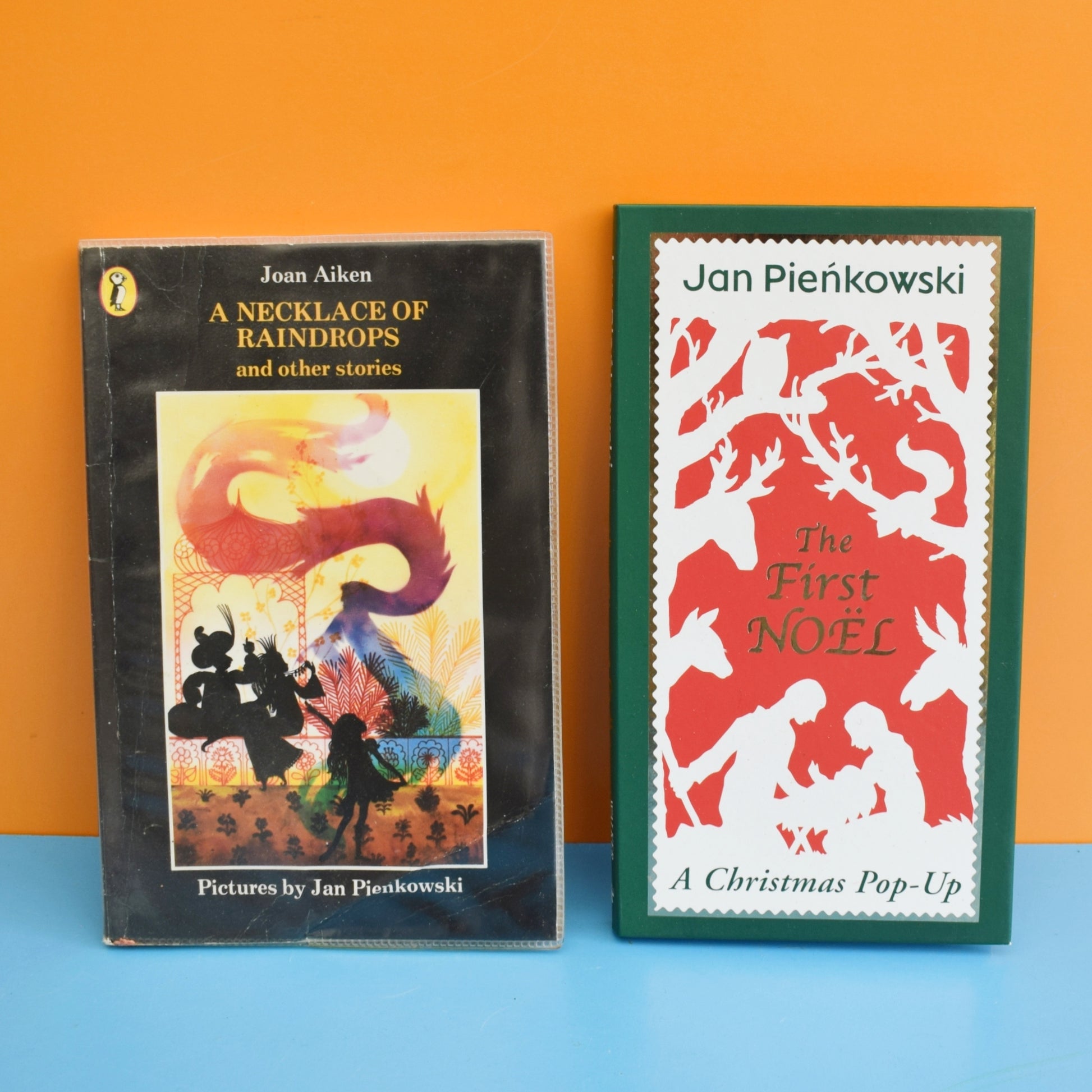 Vintage Pop Up Book - The First Noel / A Necklace of Raindrops -Jan Pienkowski by Pineapple Retro
