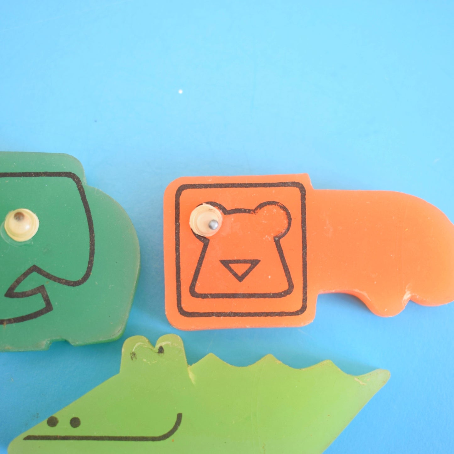 Vintage 1980s Collectable Erasers / Rubbers - Zoo Animals