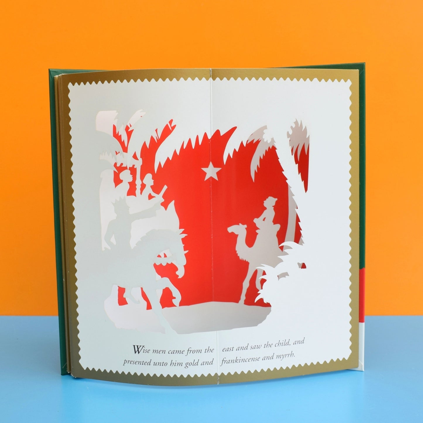Vintage Pop Up Book - The First Noel / A Necklace of Raindrops -Jan Pienkowski by Pineapple Retro
