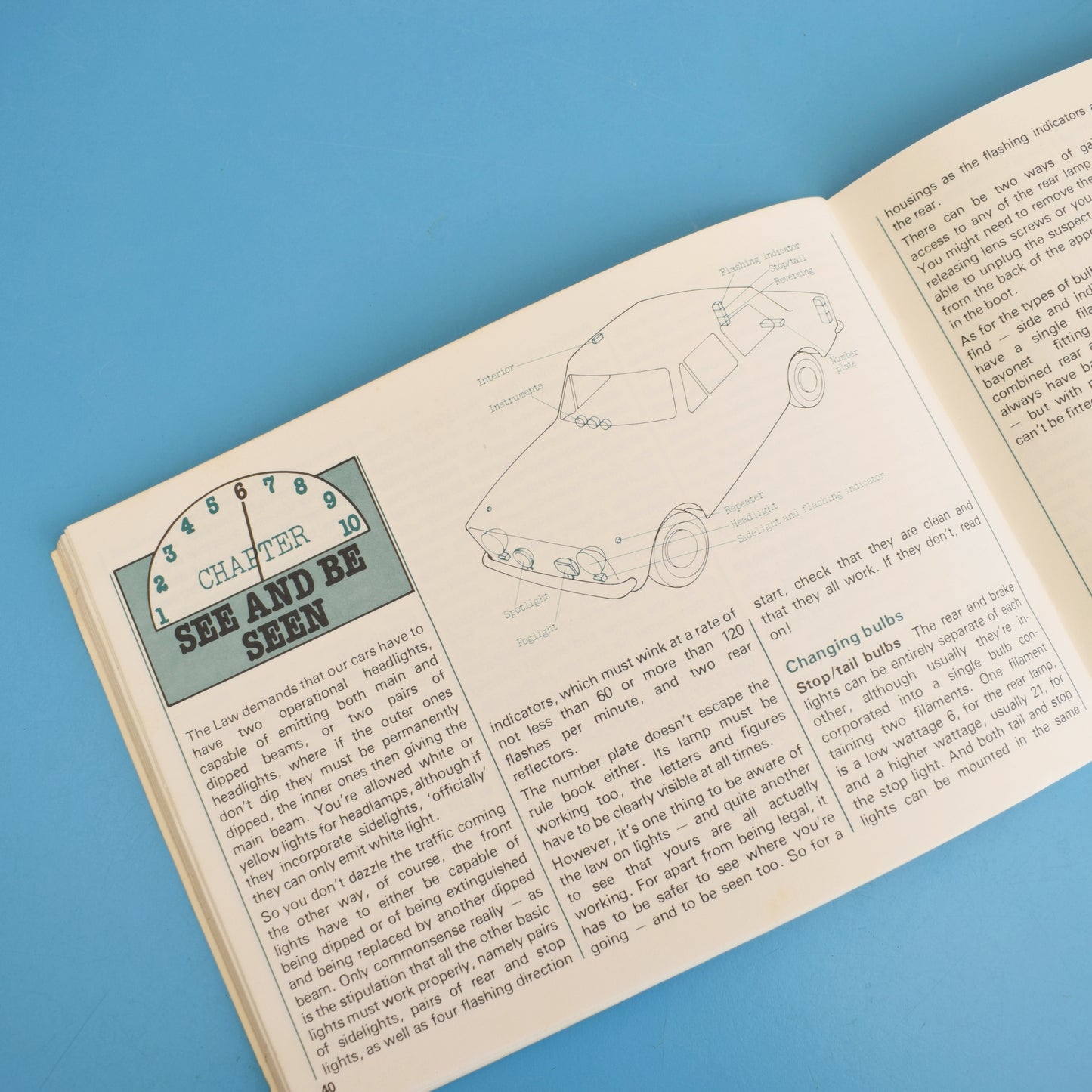 Vintage 1970s Roadworthy Beginners Guide To Car Care Book by Vintage