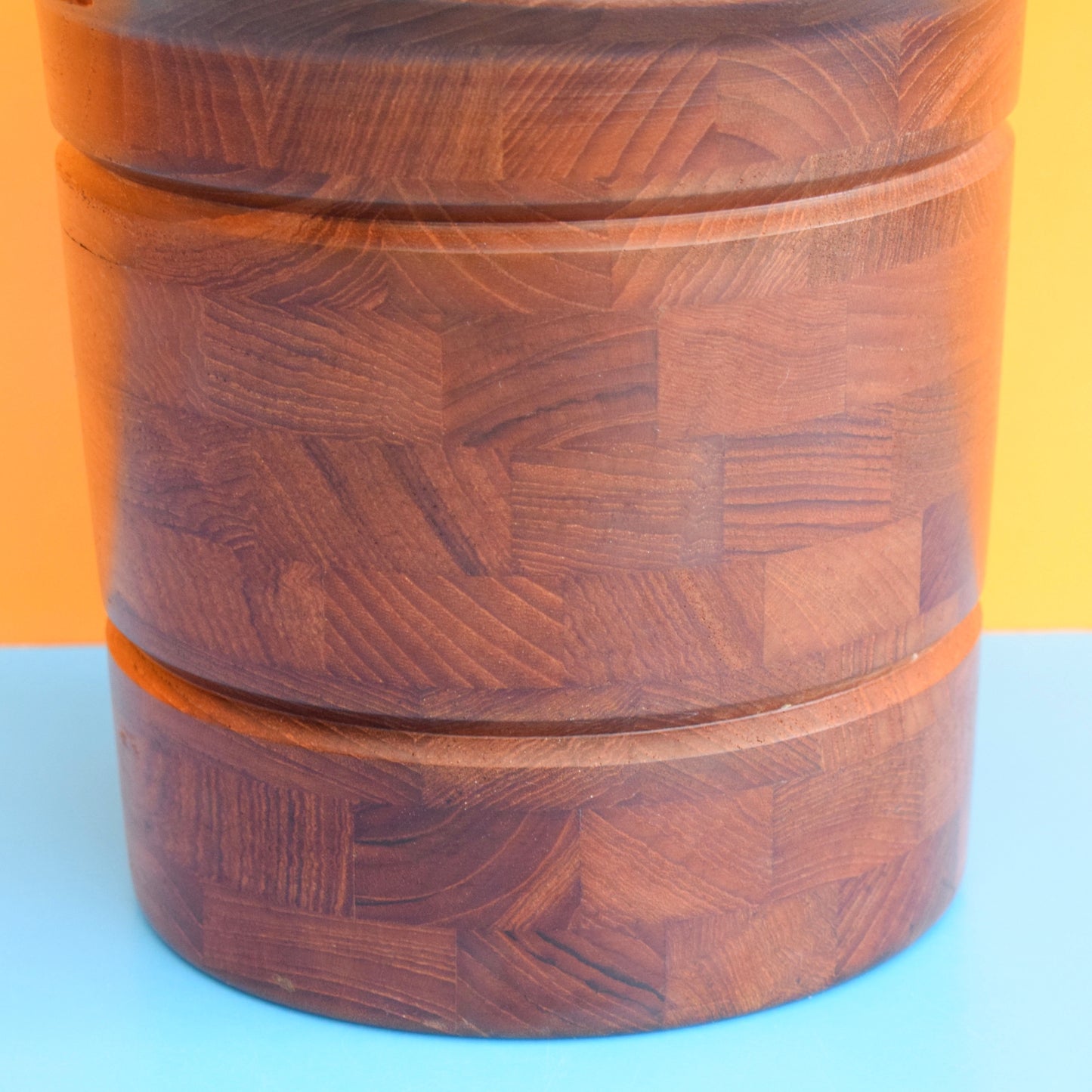 Vintage 1960s Teak Ice Bucket - ESB Denmark