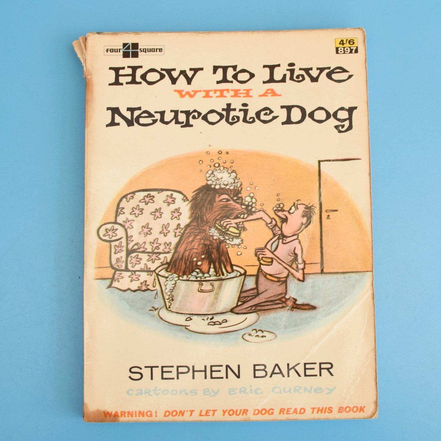 Vintage 1960s How To Live With A Neurotic Dog Book by Vintage