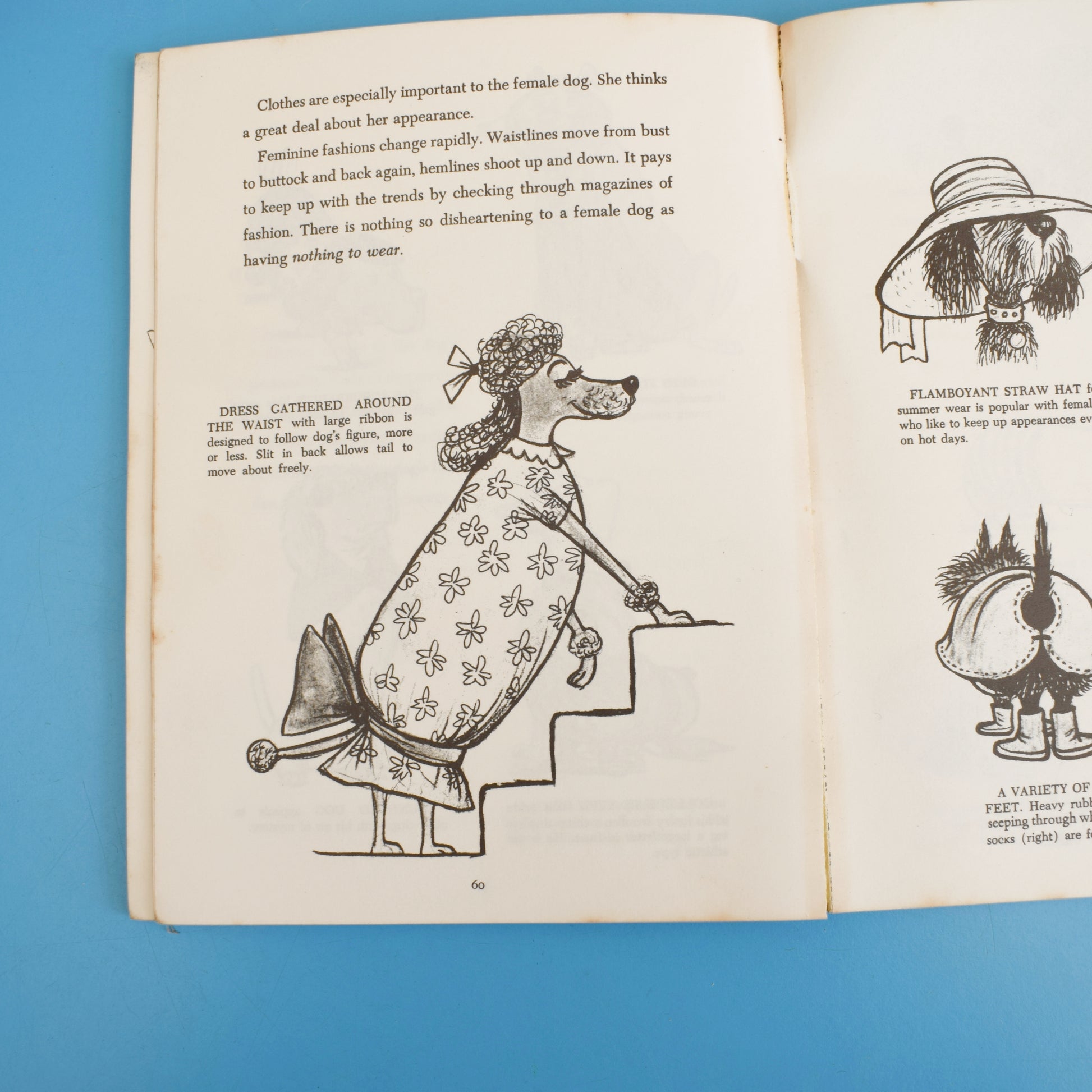 Vintage 1960s How To Live With A Neurotic Dog Book by Vintage