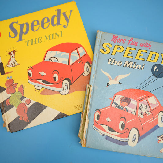 Vintage 1960s Kids Books- Speedy The Mini
