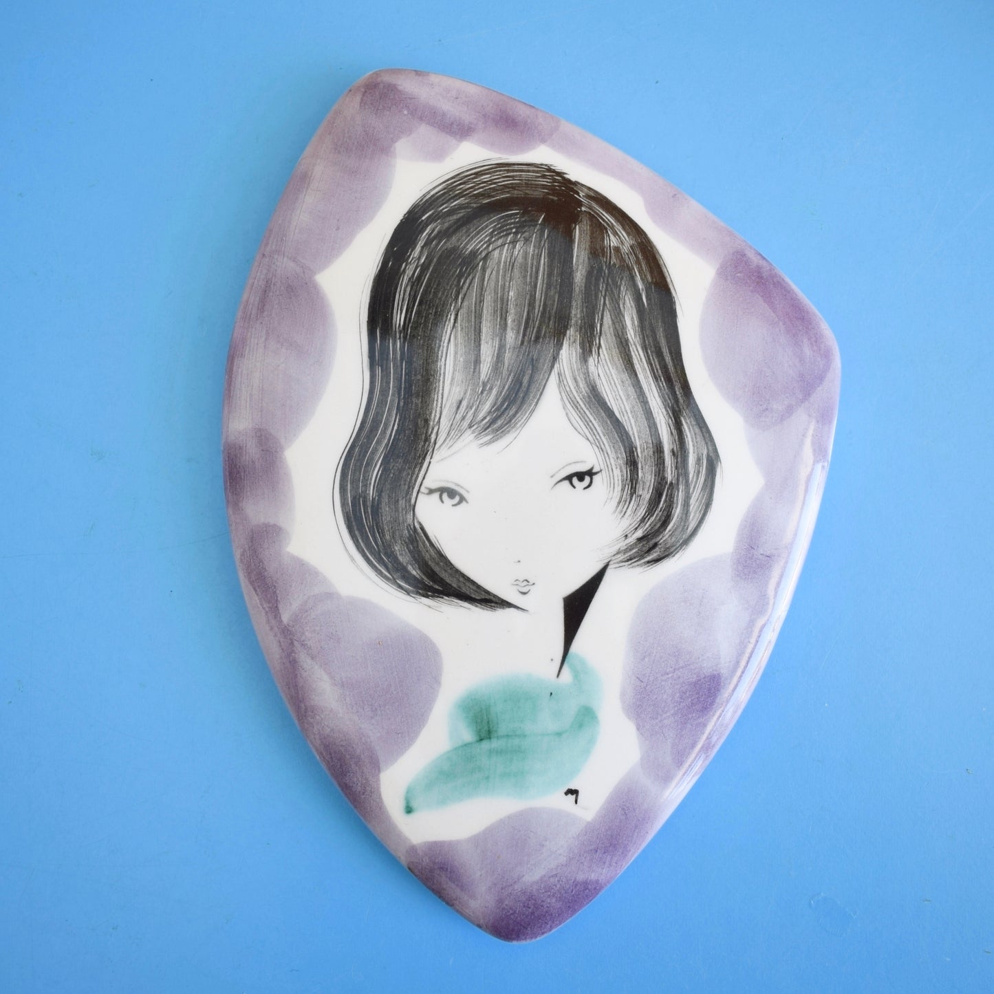 Vintage 1950s Ceramic Pot With Lid - Ceramica Di Milano - Italian - Lavender