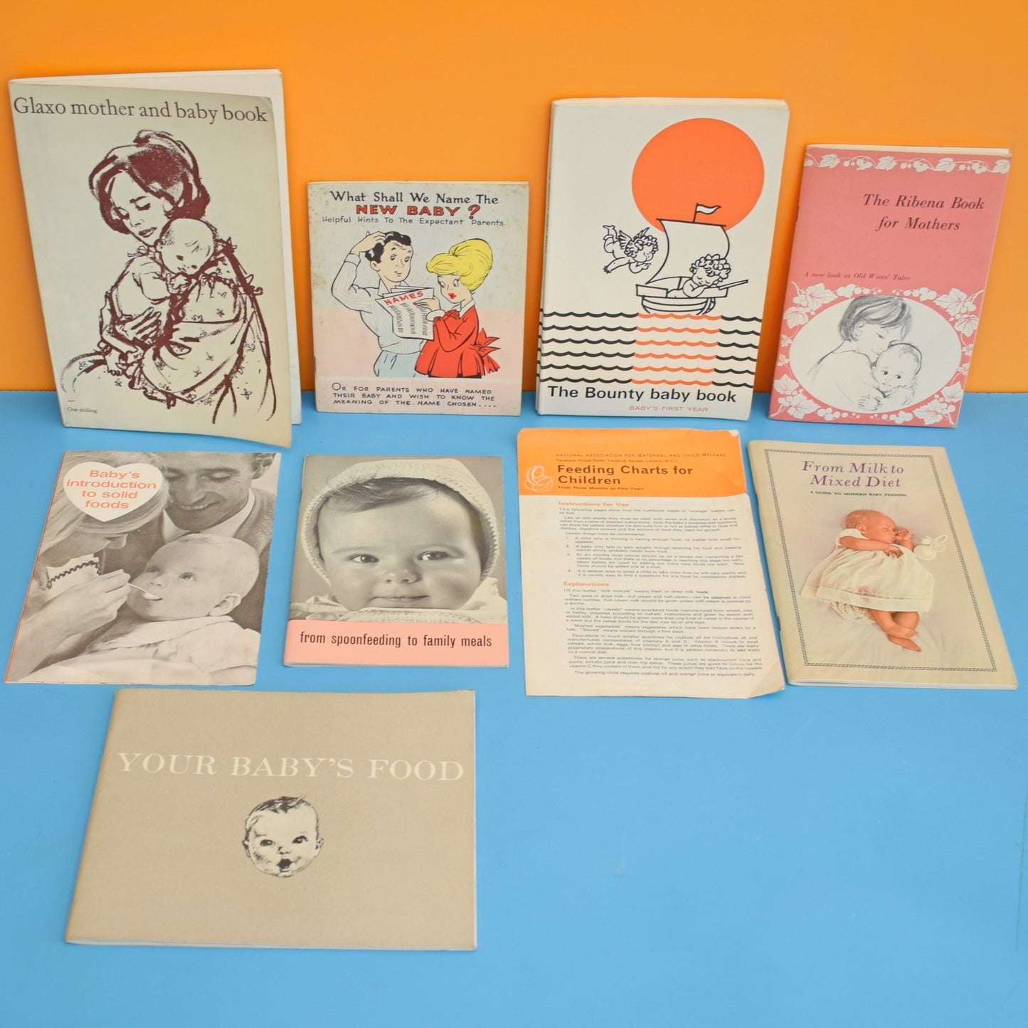 Vintage 1960s Ephemera - Baby / Toddler